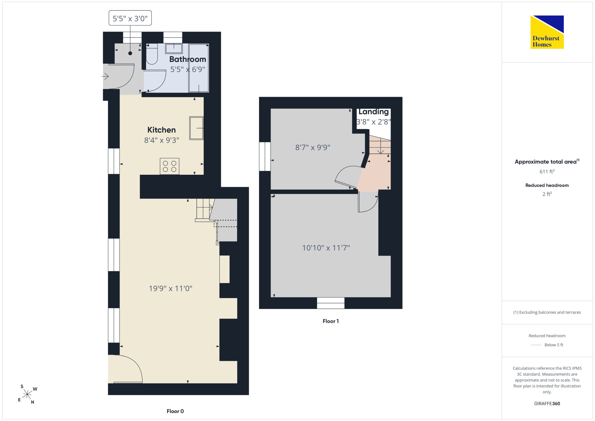 1 Hollins Hill,, Hollins Lane, Forton floorplan