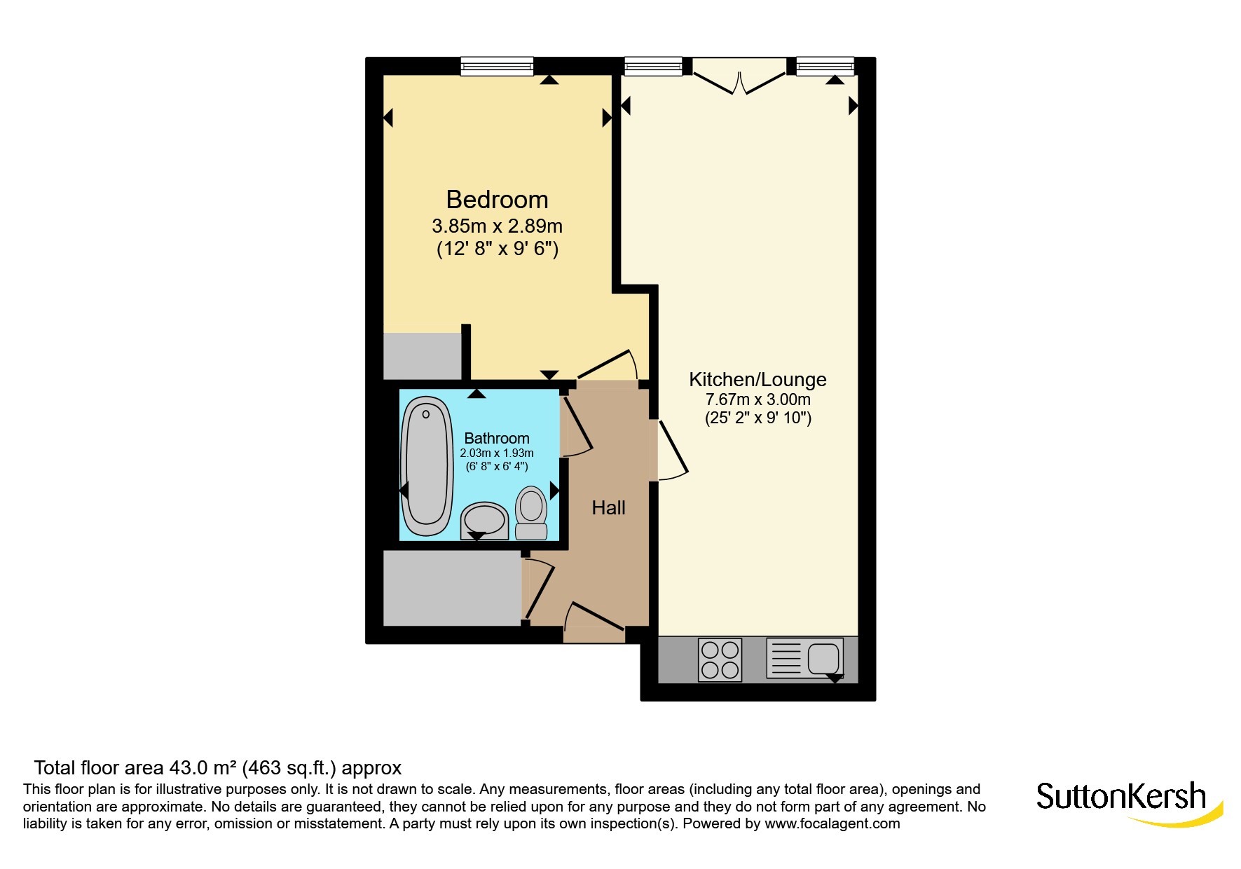 Greenland Street, Merseyside floorplan