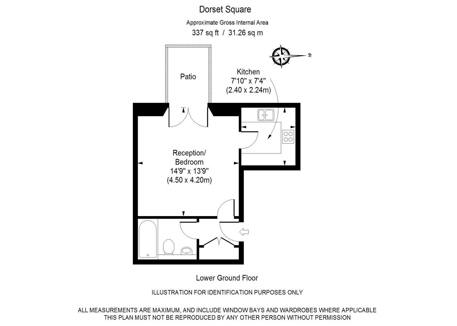 0 Bedrooms Studio to rent in Dorset Square, London NW1