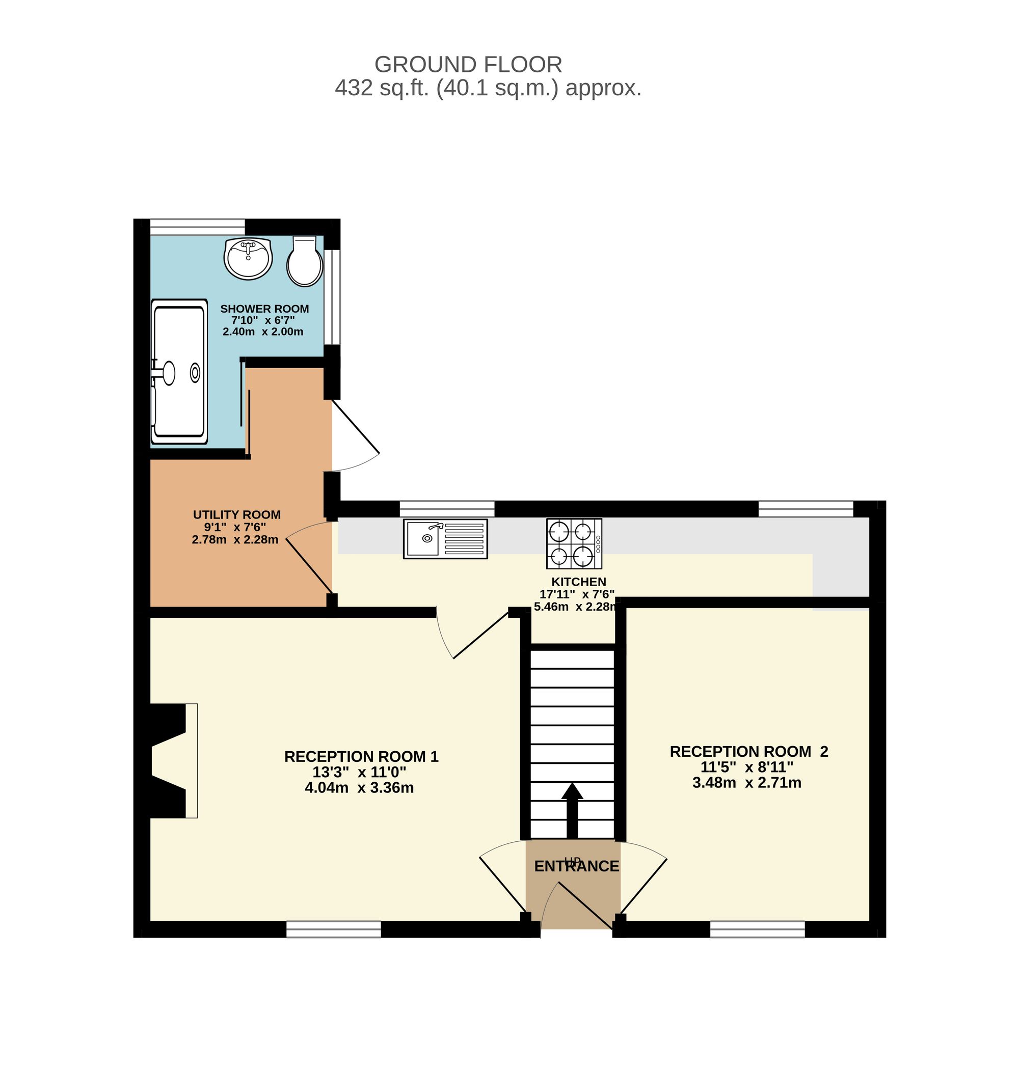 53 Fflorens Road, Newport floorplan