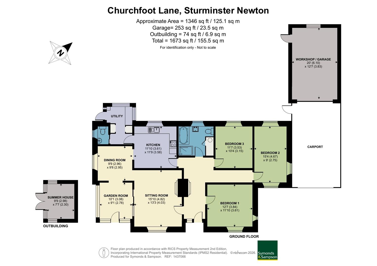 Metfield, Churchfoot Lane, Sturminster Newton floorplan