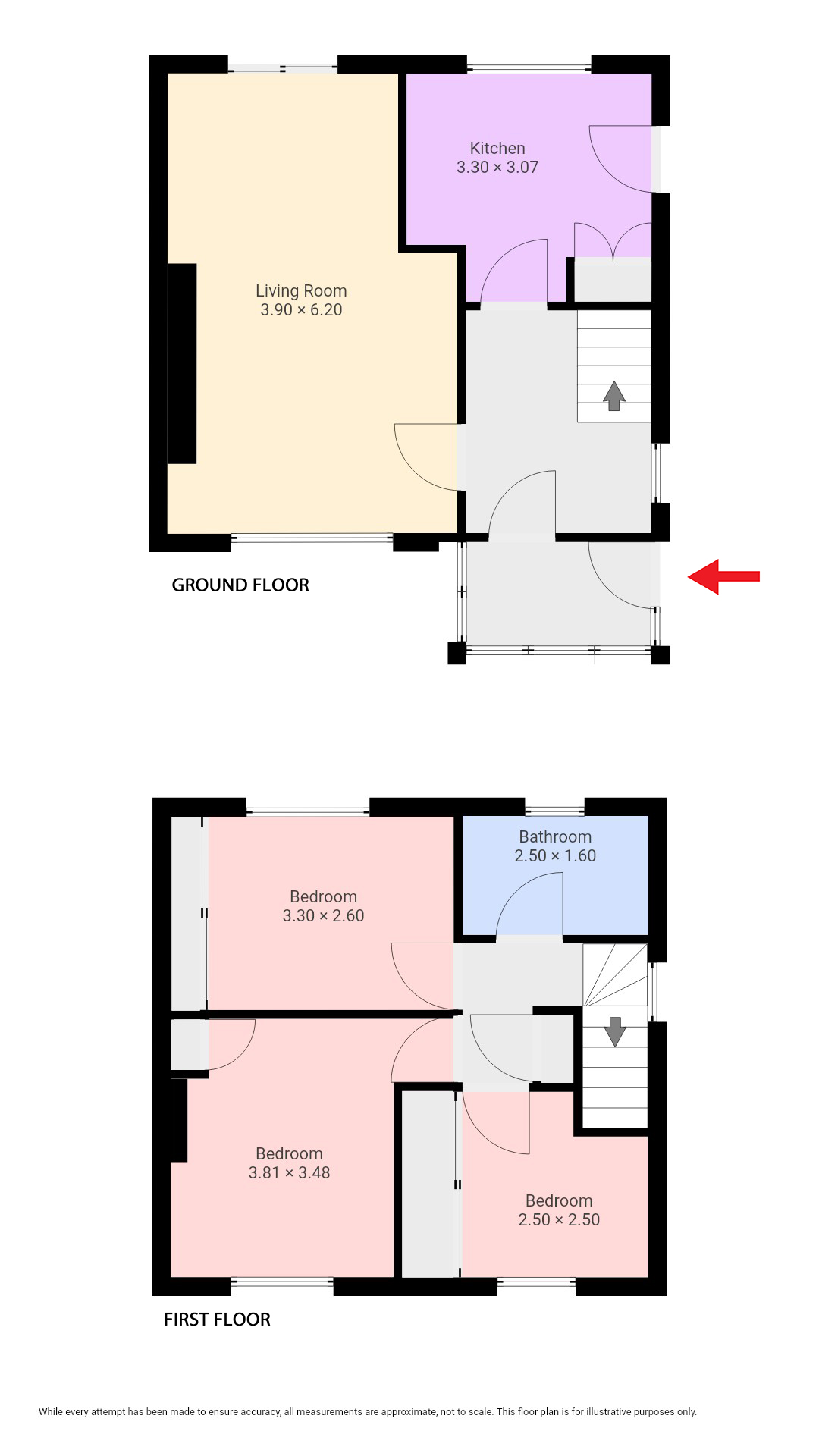 3 Durward Way, Paisley floorplan