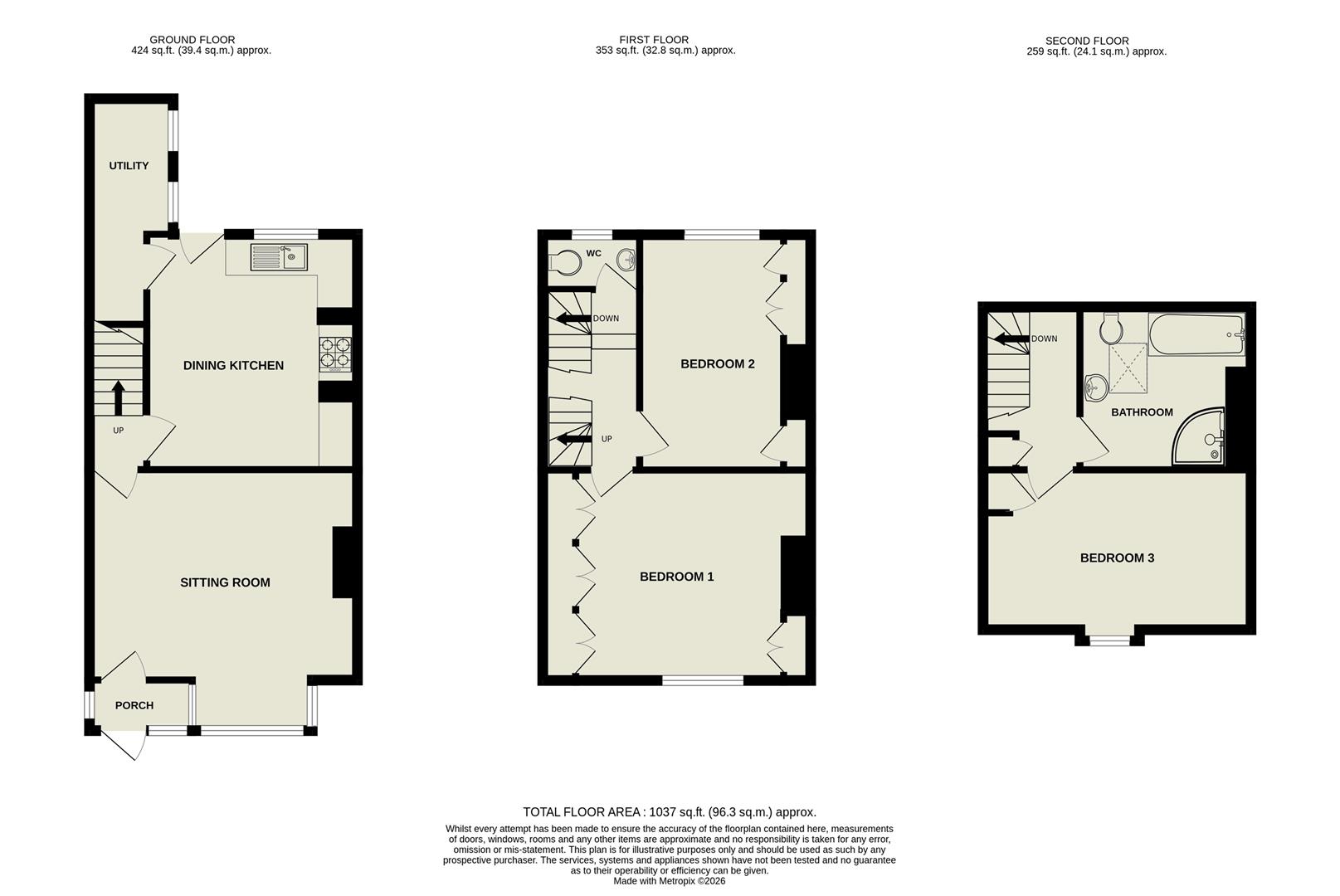 35, East Parade, Ilkley floorplan