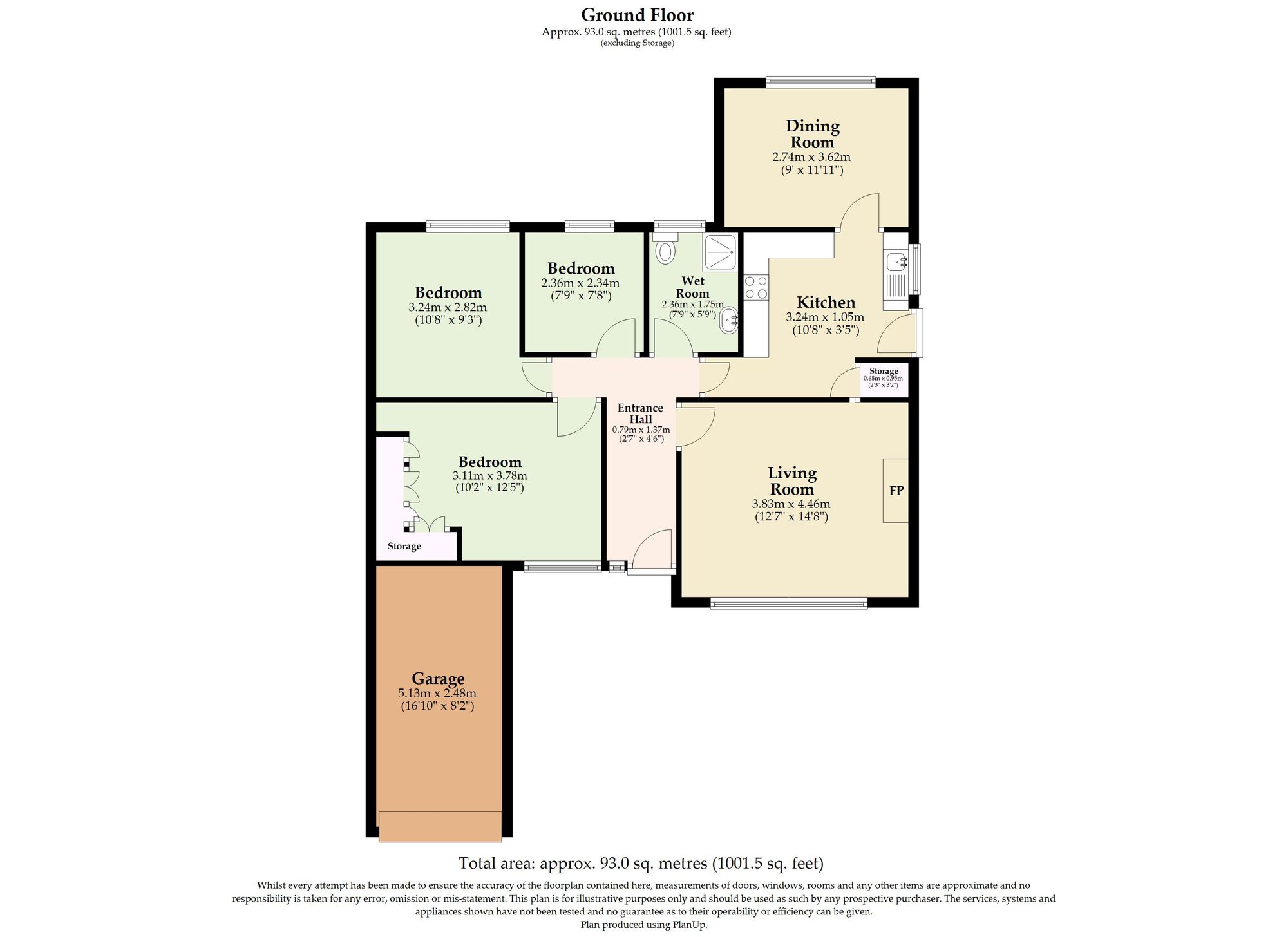 2 Turrell Drive, Lowestoft floorplan