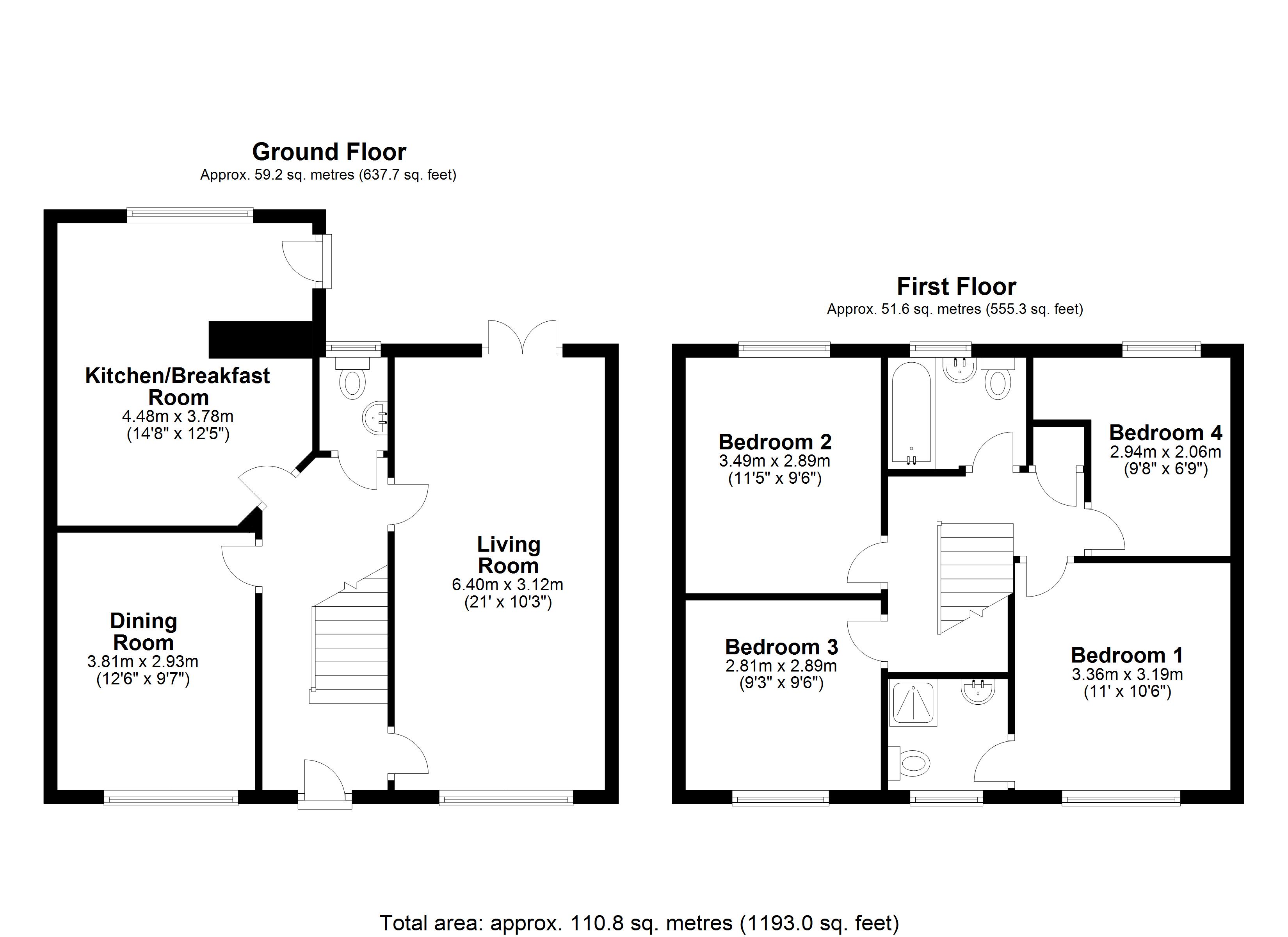 4 Bedrooms Detached house for sale in Minnow Close, Oakhurst, Swindon SN25