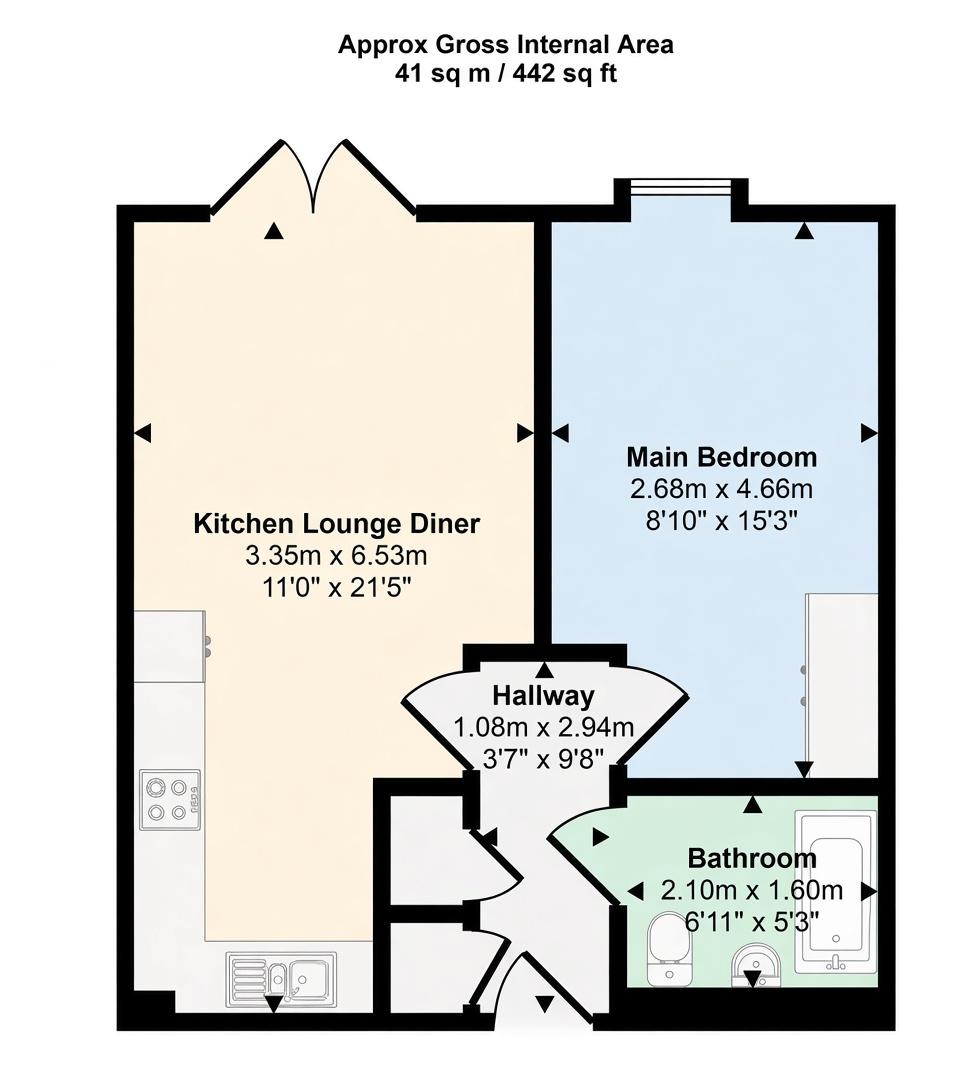 Foster House, Borehamwood floorplan