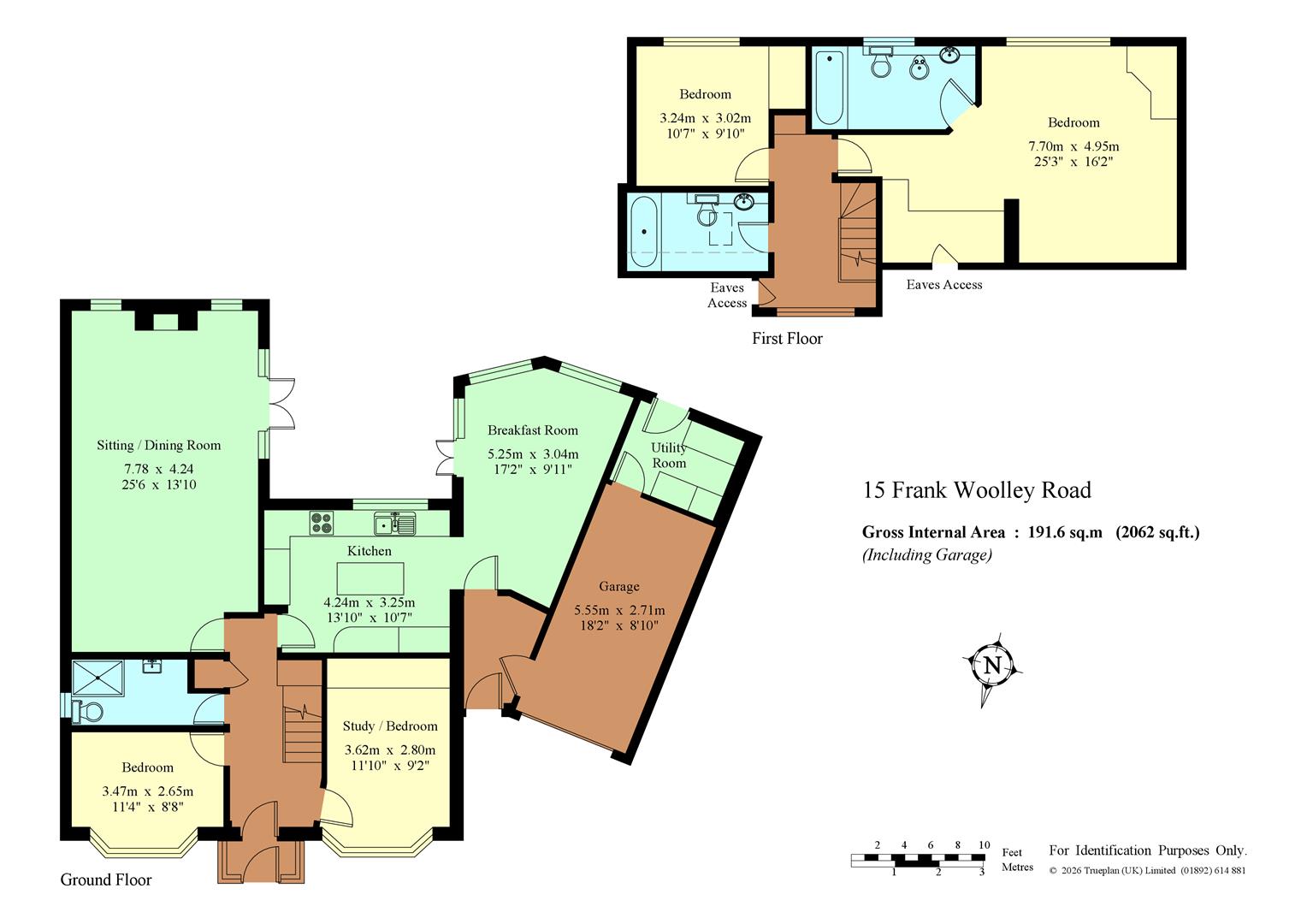 15, Frank Woolley Road, Tonbridge floorplan