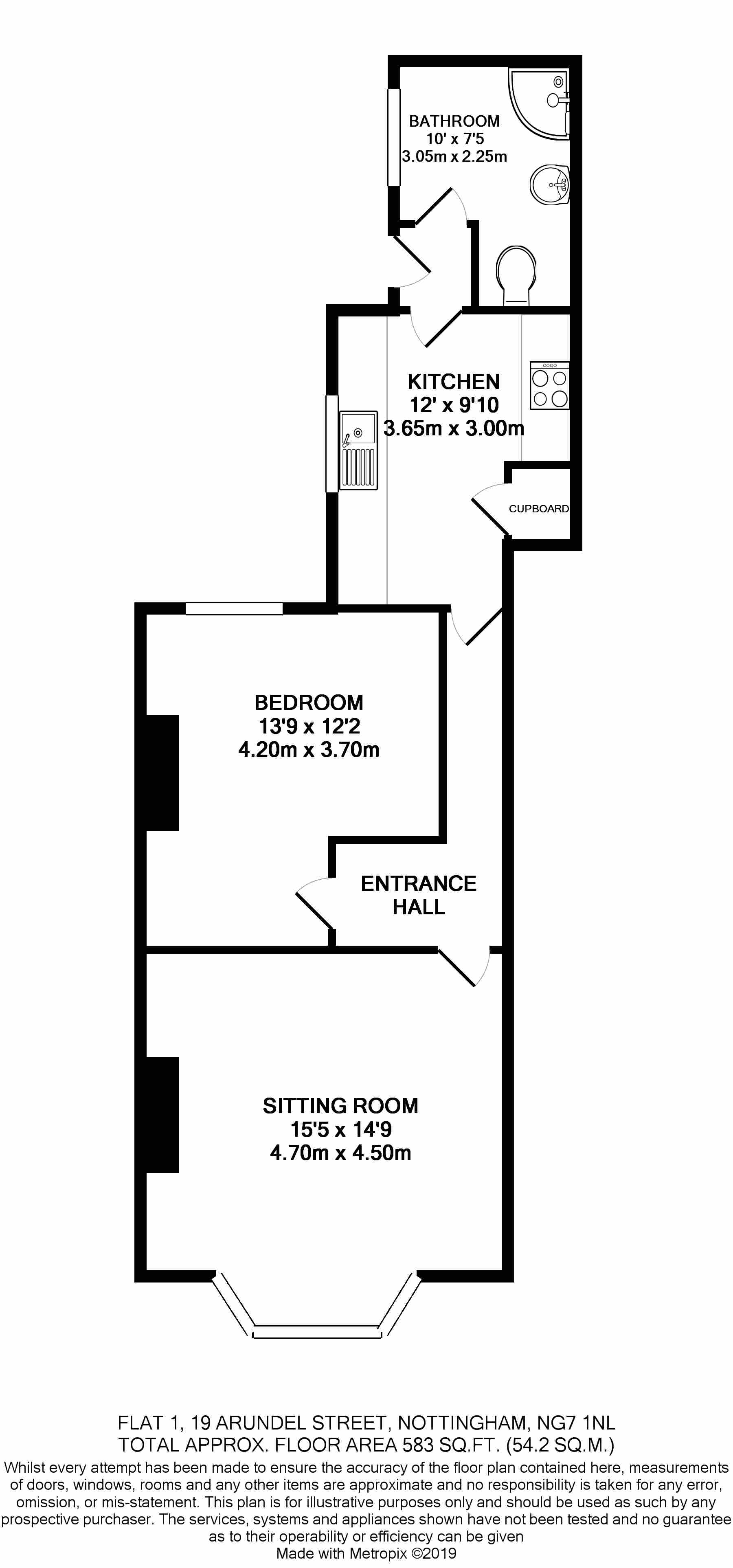 Arundel Street, Lenton floorplan
