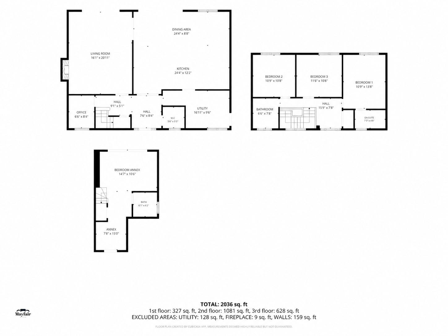 Brentor, St. Johns Road, Crowborough floorplan
