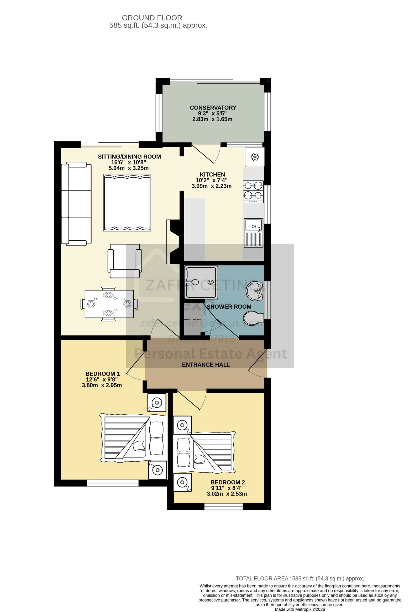 58, Linden Avenue, Cheltenham floorplan