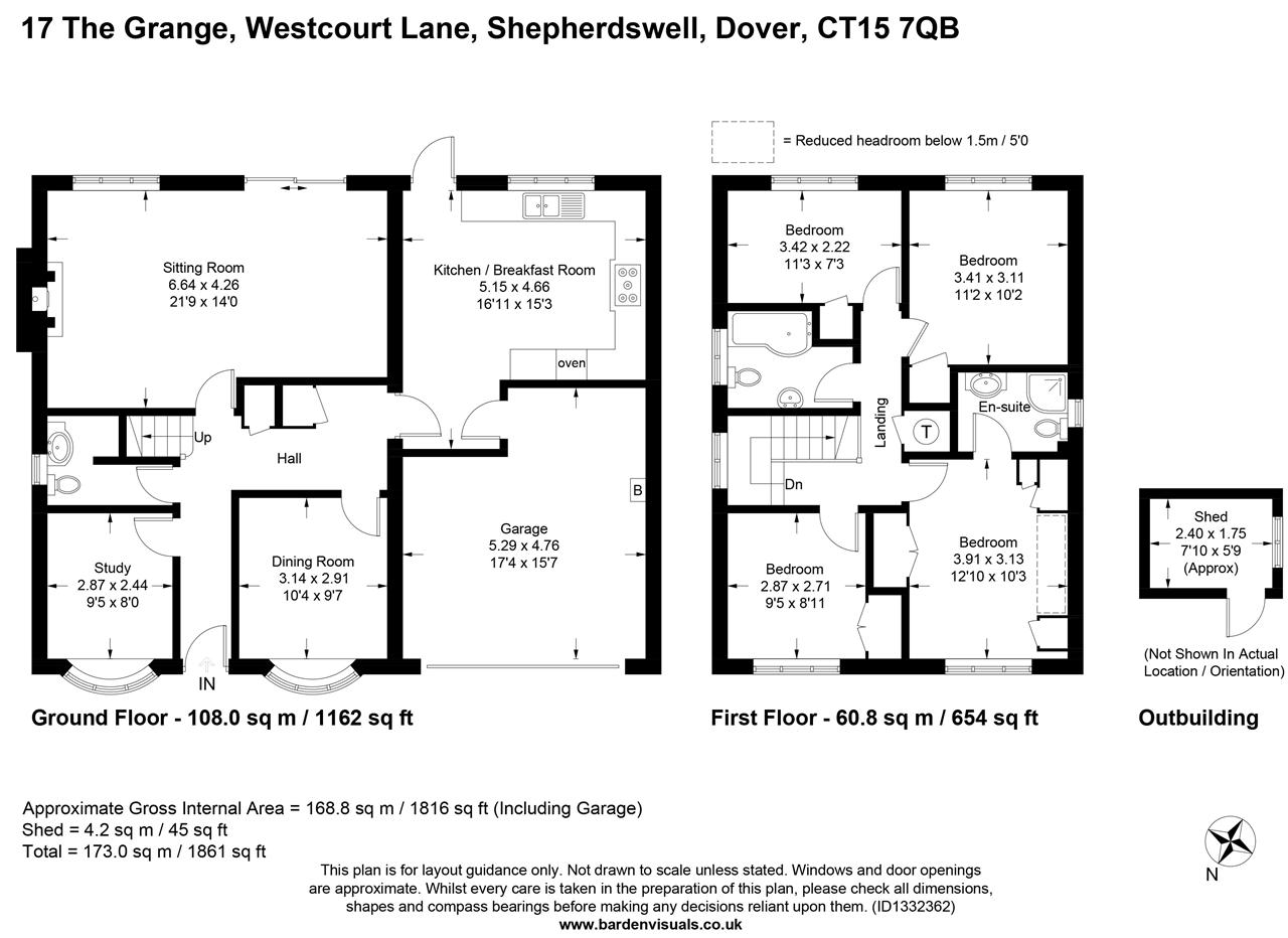 17, The Grange, Shepherdswell floorplan
