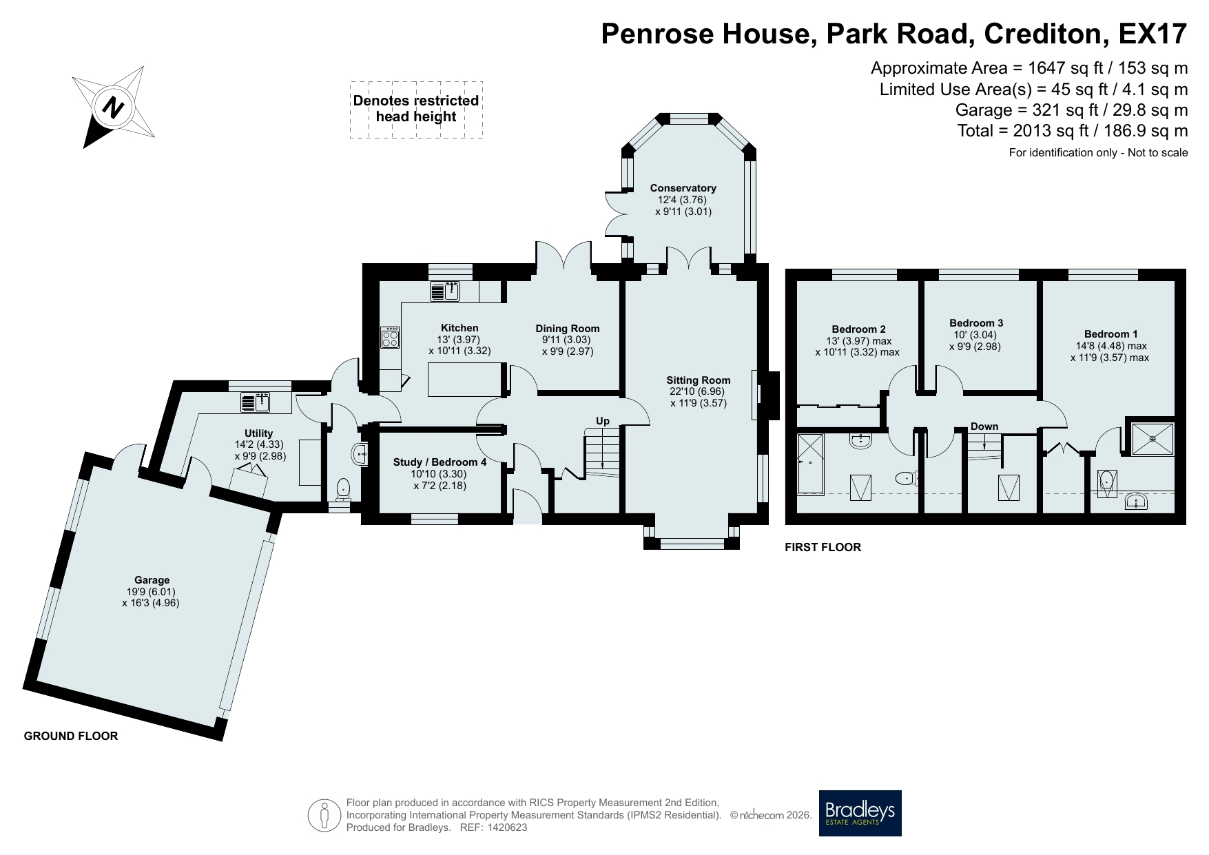 Penrose House,, Park Road, Devon floorplan