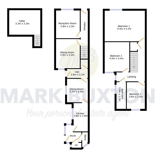 51 Heron Street, Stoke-on-Trent floorplan