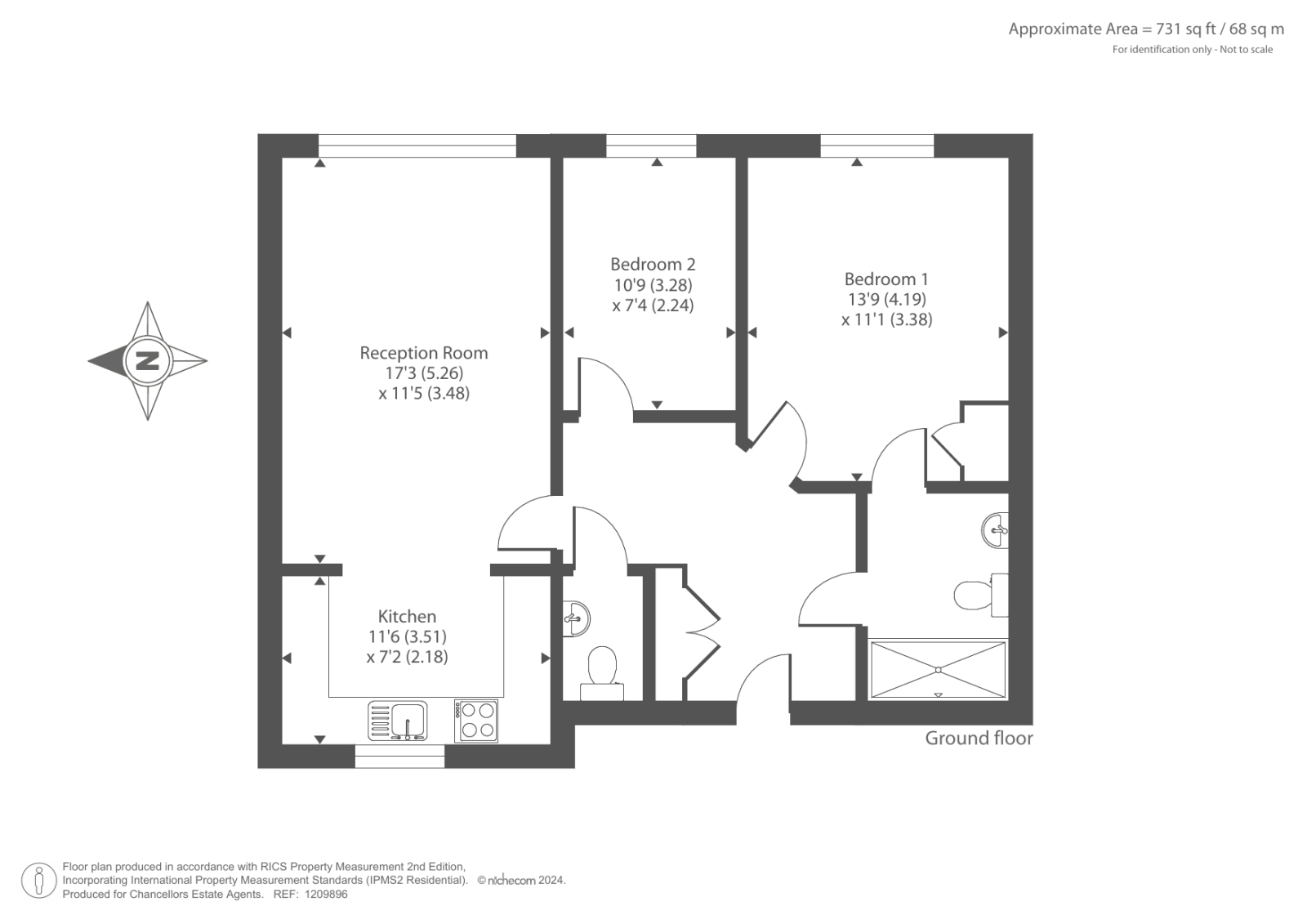 Flat 20 Shotover View,, Craufurd Road, Oxford floorplan