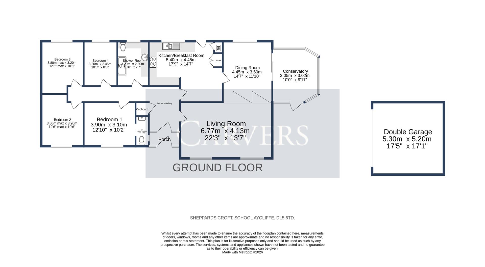 3, Sheppards Croft, School Aycliffe floorplan