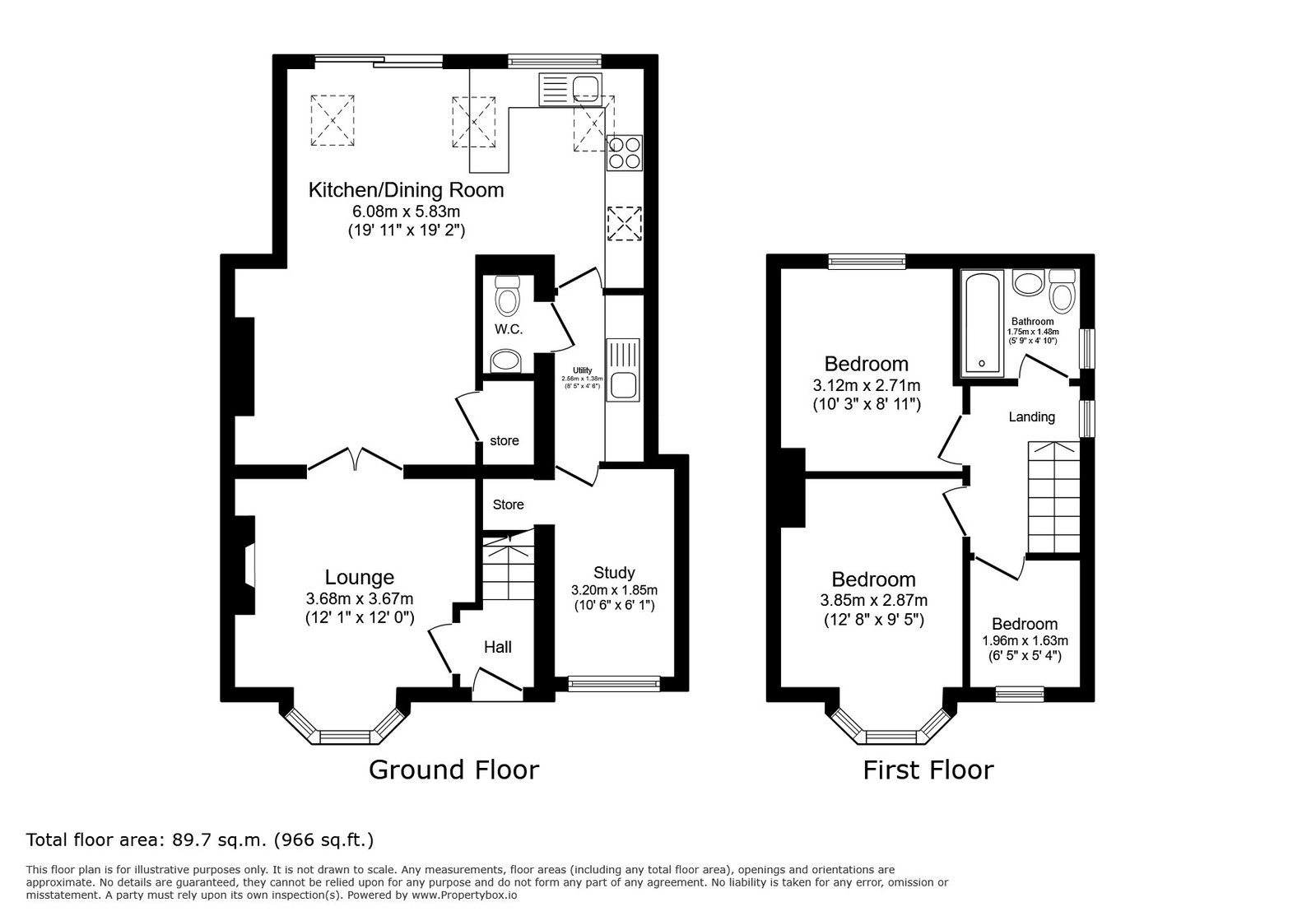 23, Highfield Rise, Sheffield floorplan