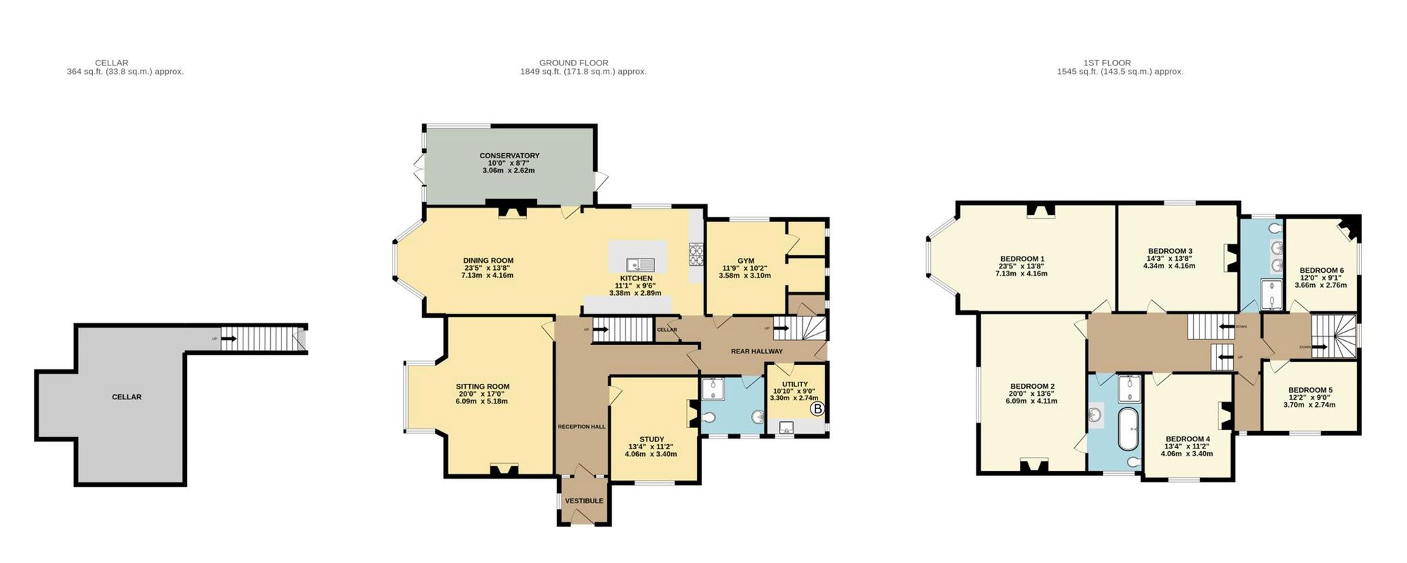 Woodlands Hunsdon Road, Torquay floorplan