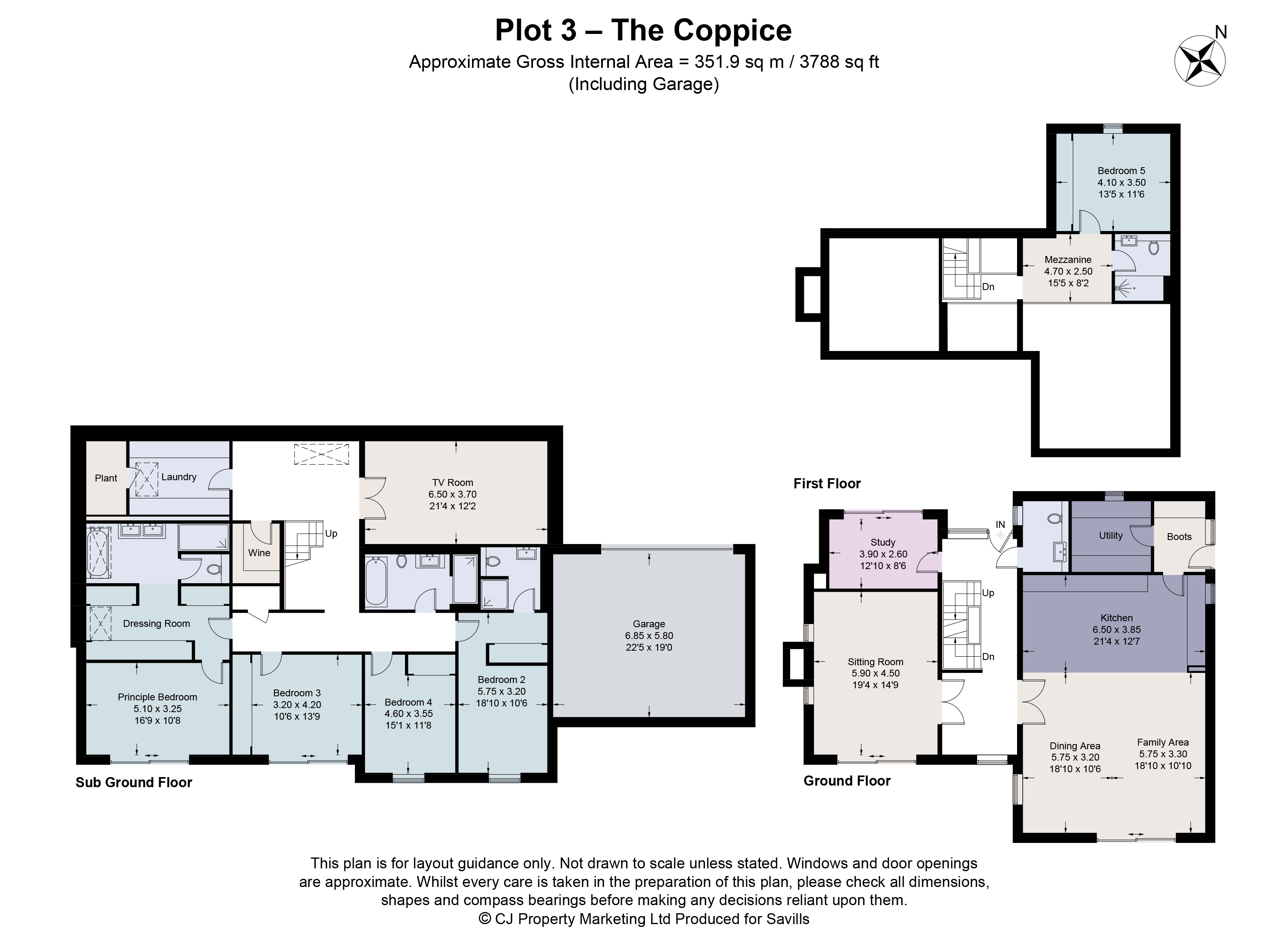 The Coppice, Yarnells Hill, Oxfordshire floorplan