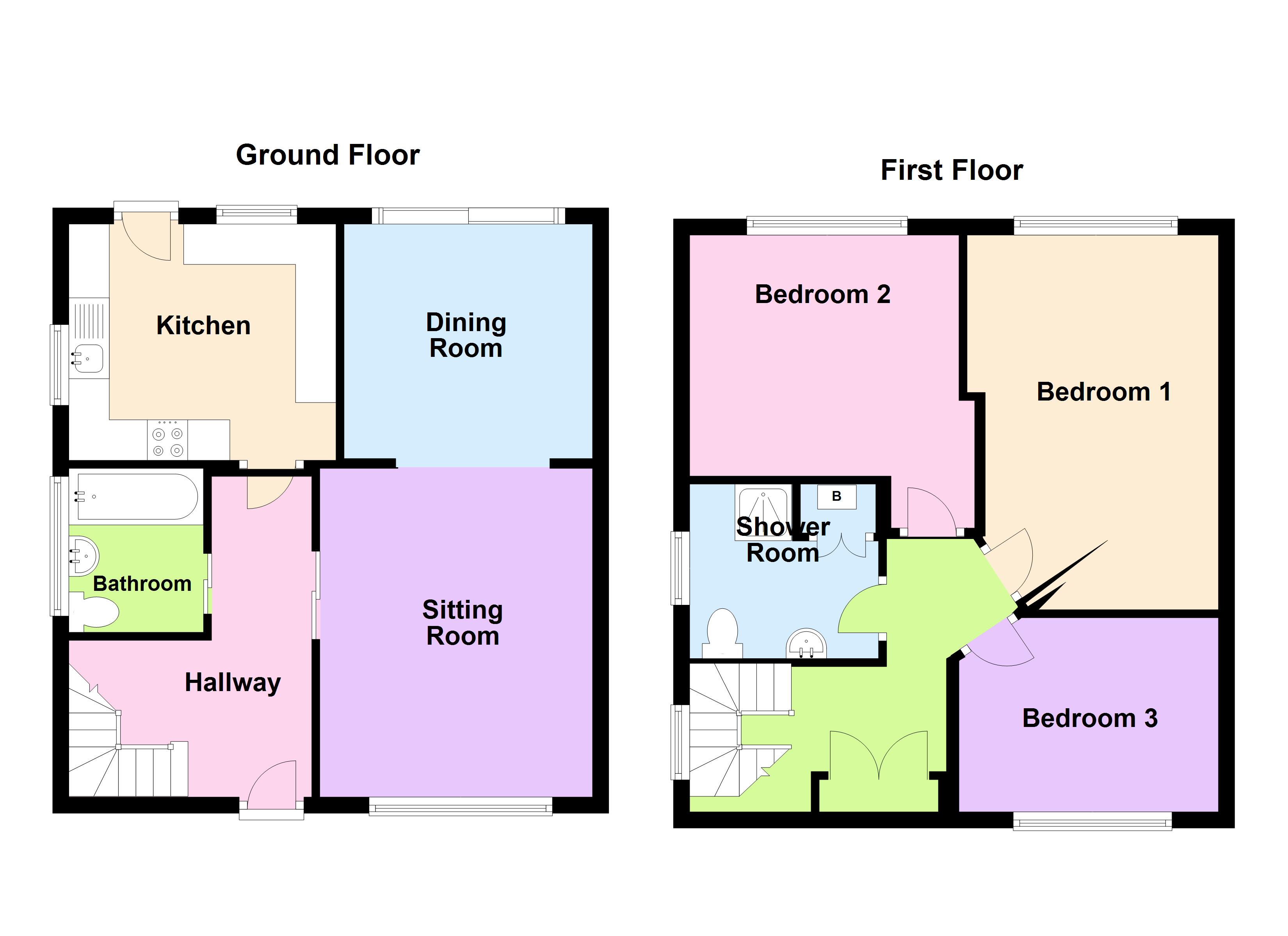 3 Bedrooms Semi-detached house for sale in Wards Road, Hatherley, Cheltenham, Gloucestershire GL51