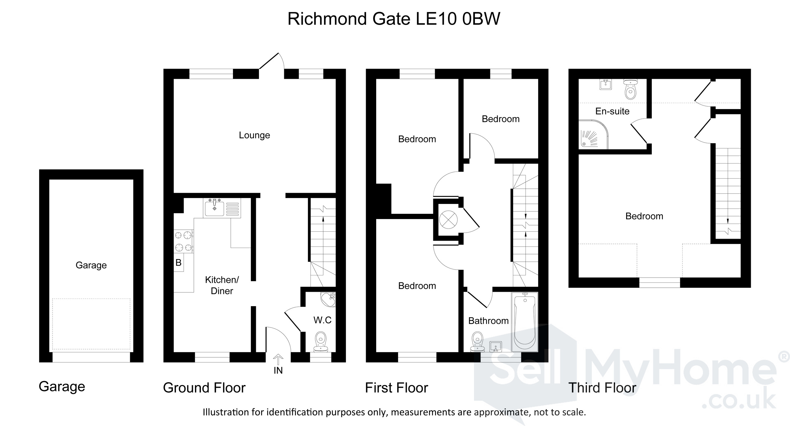 45 Richmond Gate, Hinckley floorplan