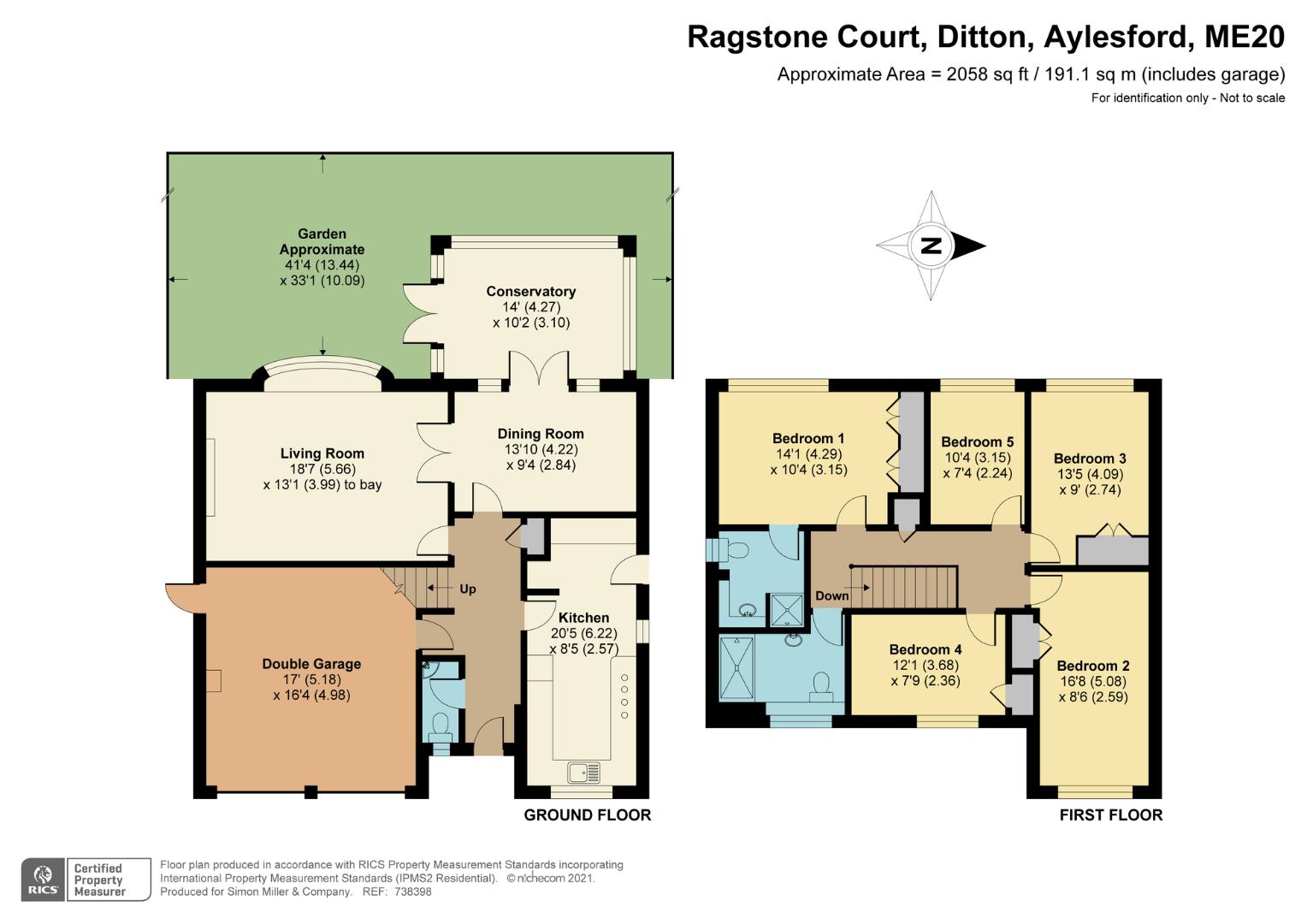 48, Ragstone Court, Aylesford floorplan