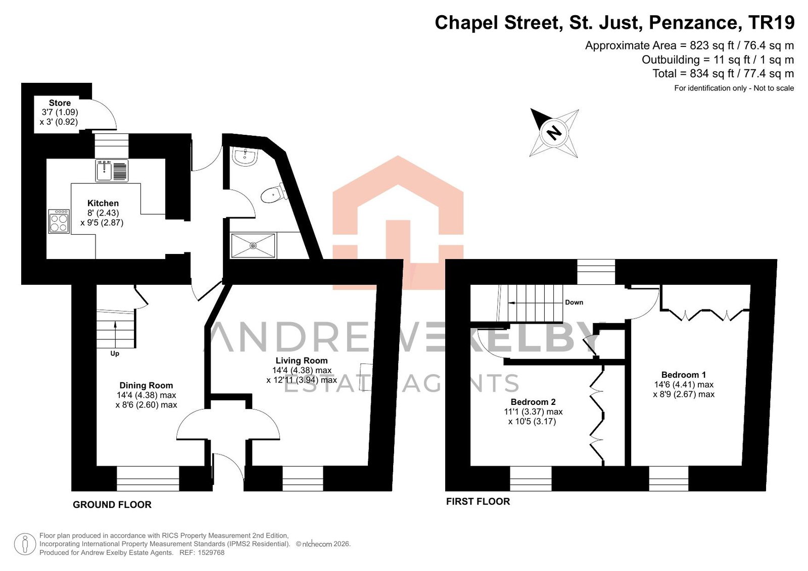 36, Chapel Street, Penzance floorplan