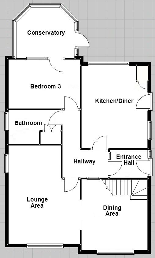 1, Glebe Avenue, Ilkeston floorplan