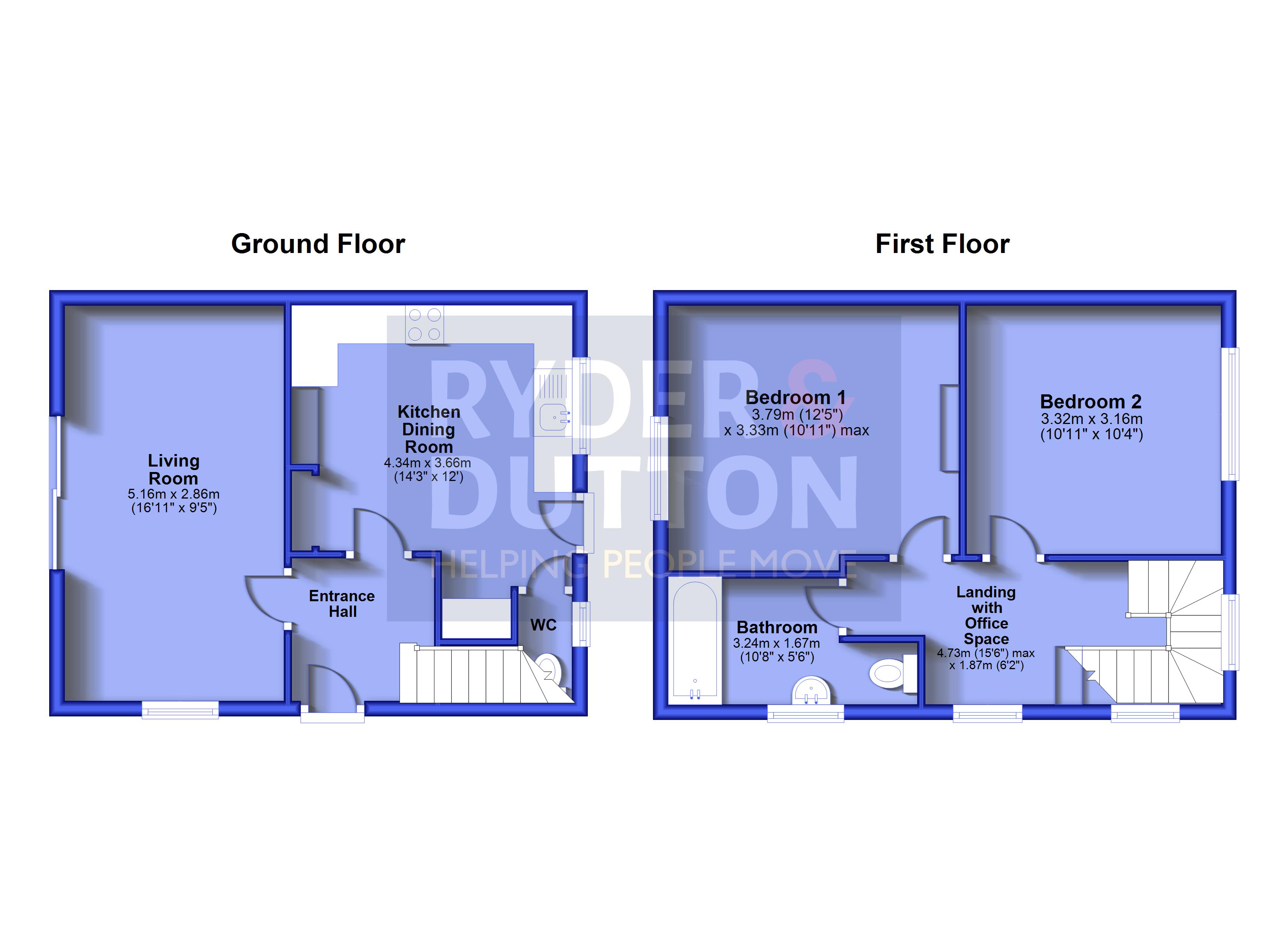 4, Lea Bank, Rossendale floorplan