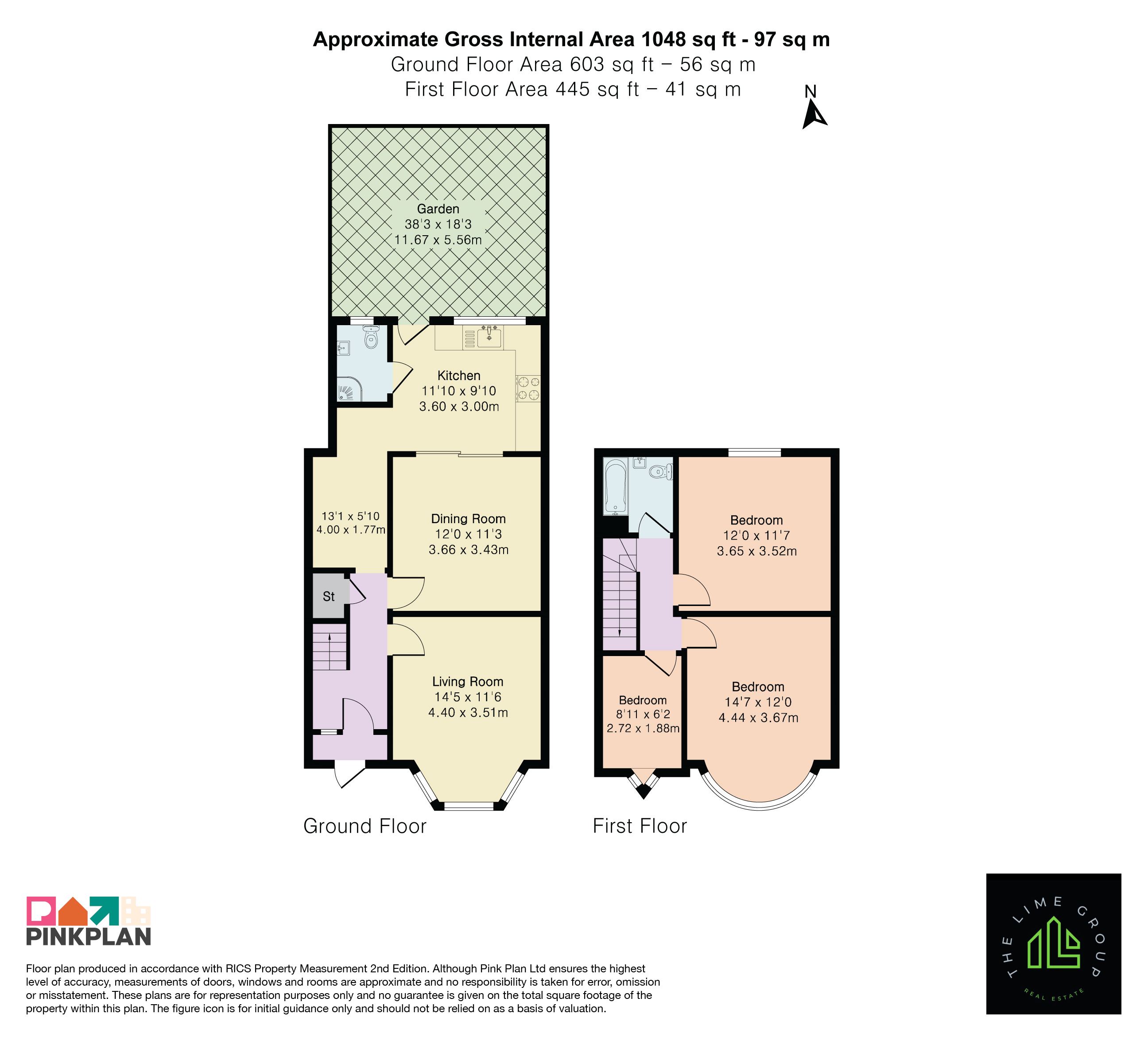 Brantwood Road, London floorplan