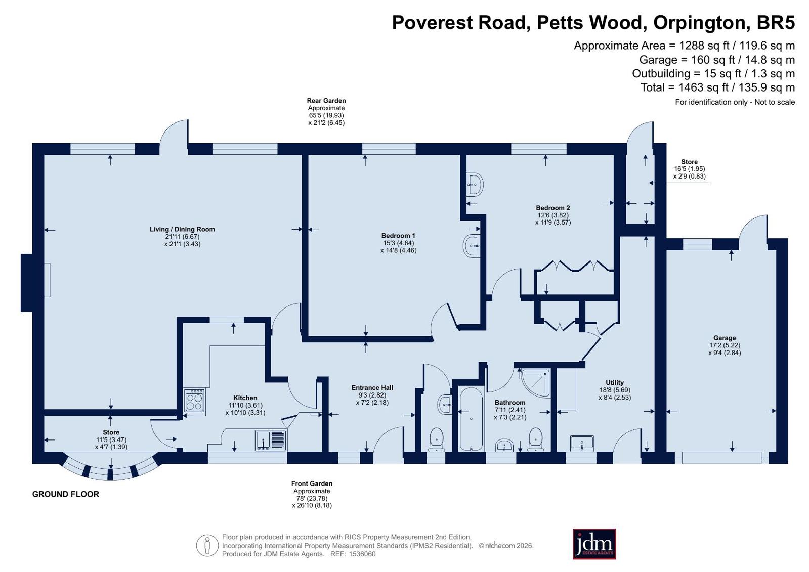 Poverest Road, Orpington floorplan