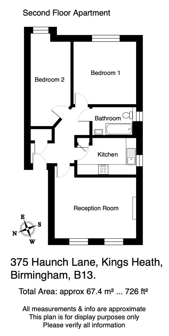 Alder Court, 375, Haunch Lane, Birmingham floorplan