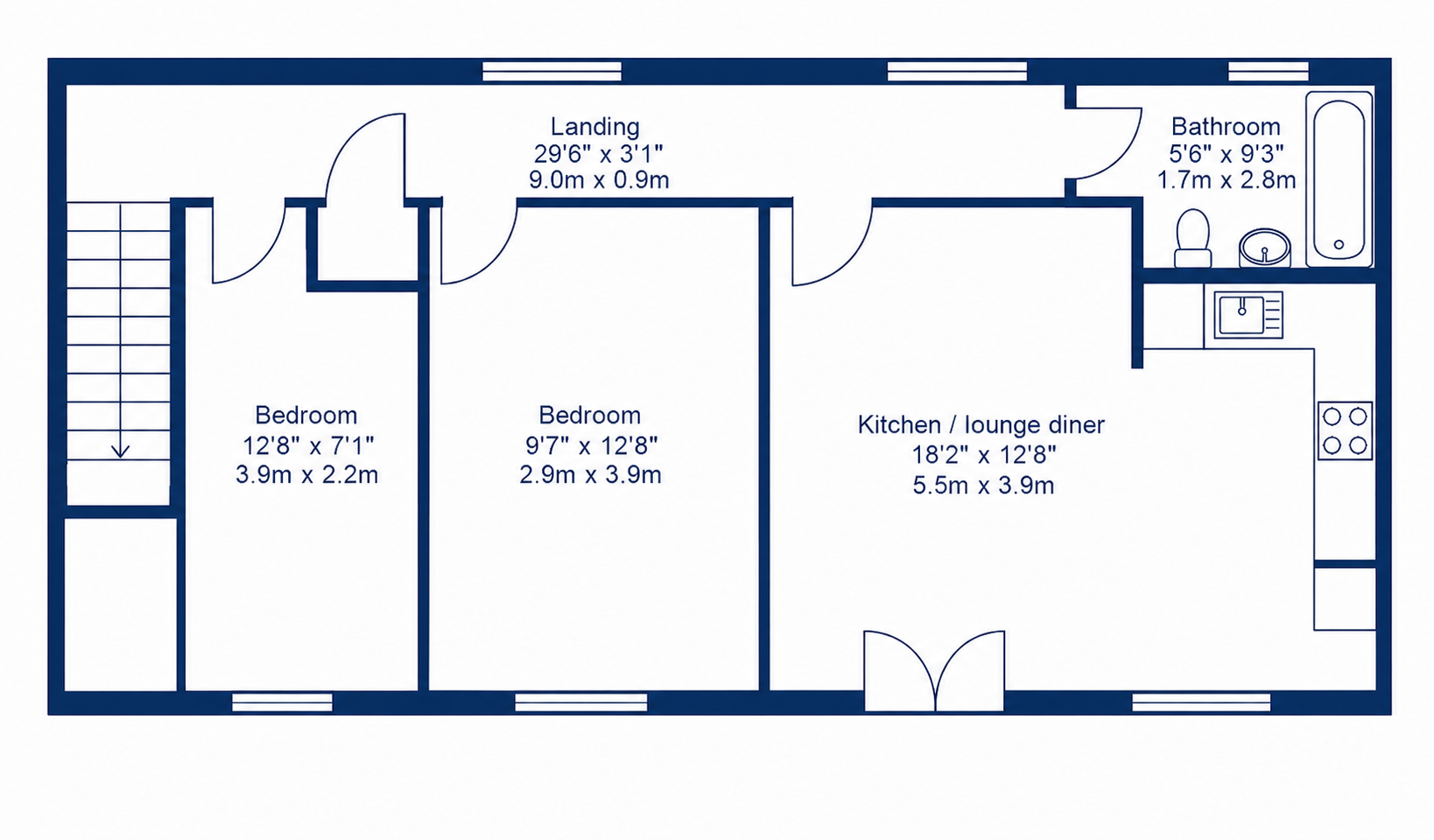 22, Oakfields Road, Nottingham floorplan