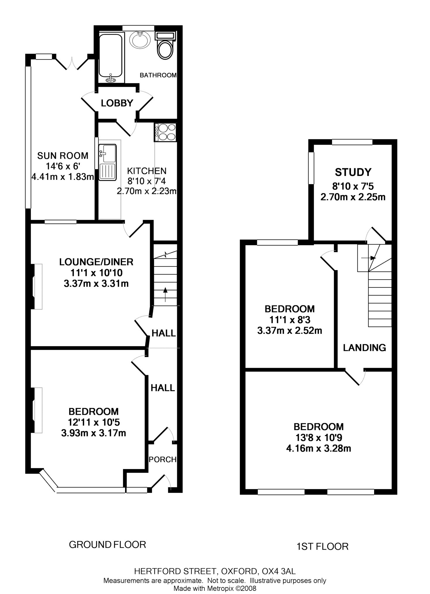 Hertford Street, Oxford floorplan
