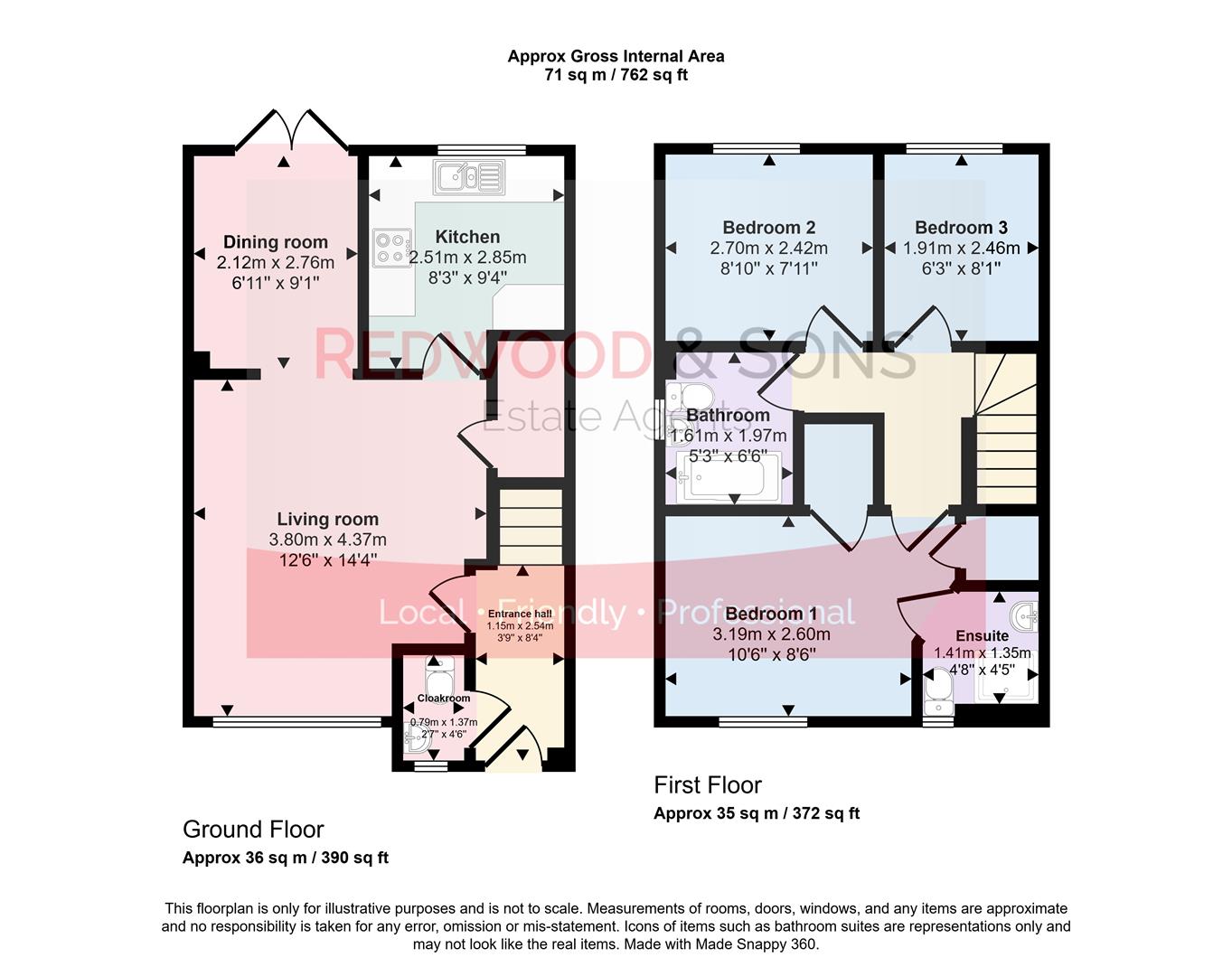 19, Lime Avenue, Westergate floorplan