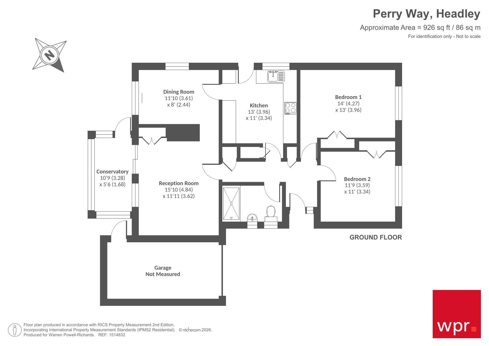 6, Perry Way, Headley floorplan