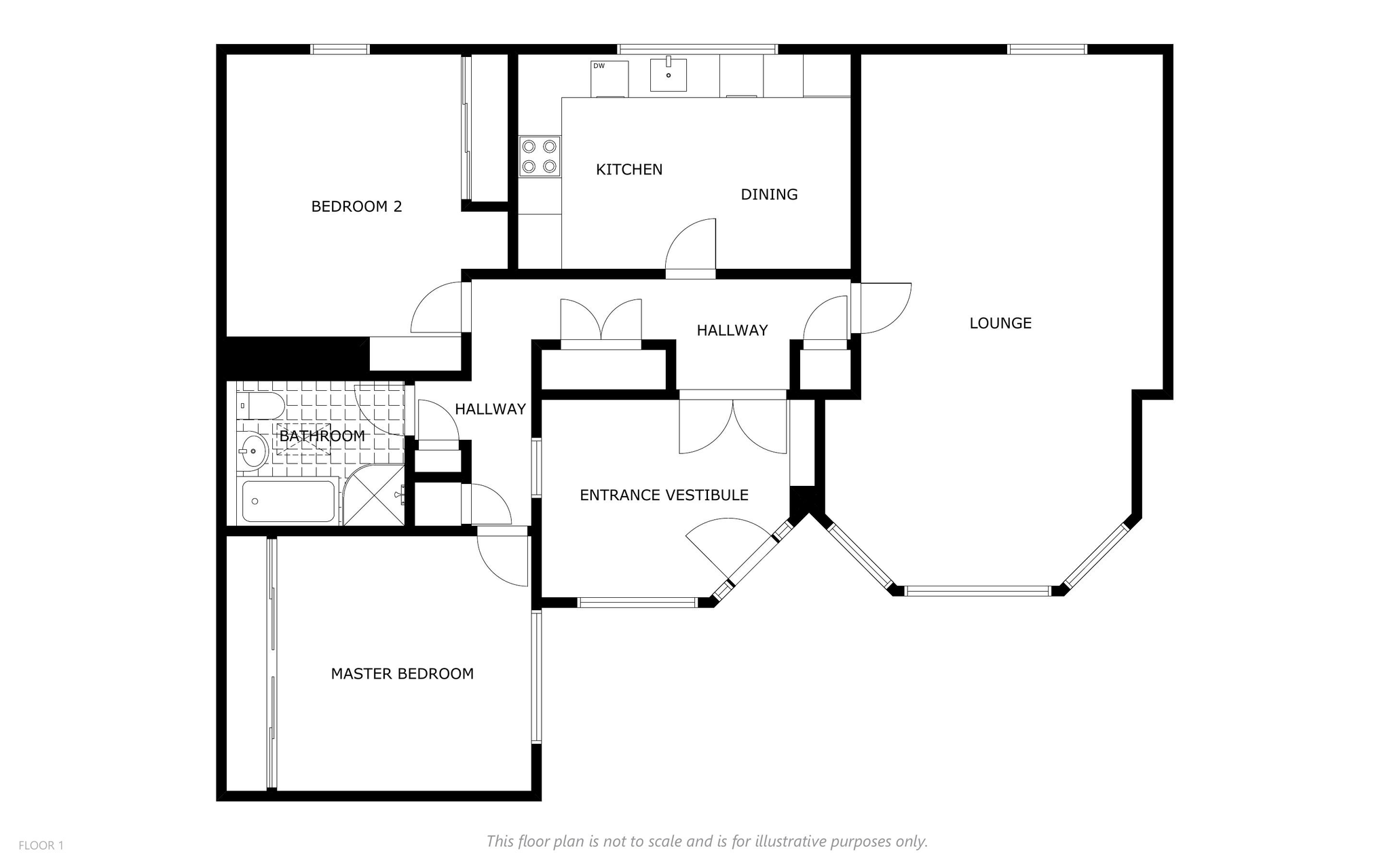 Kirkhill Cottage, 3 Kirkhill, New Byth, Turriff floorplan