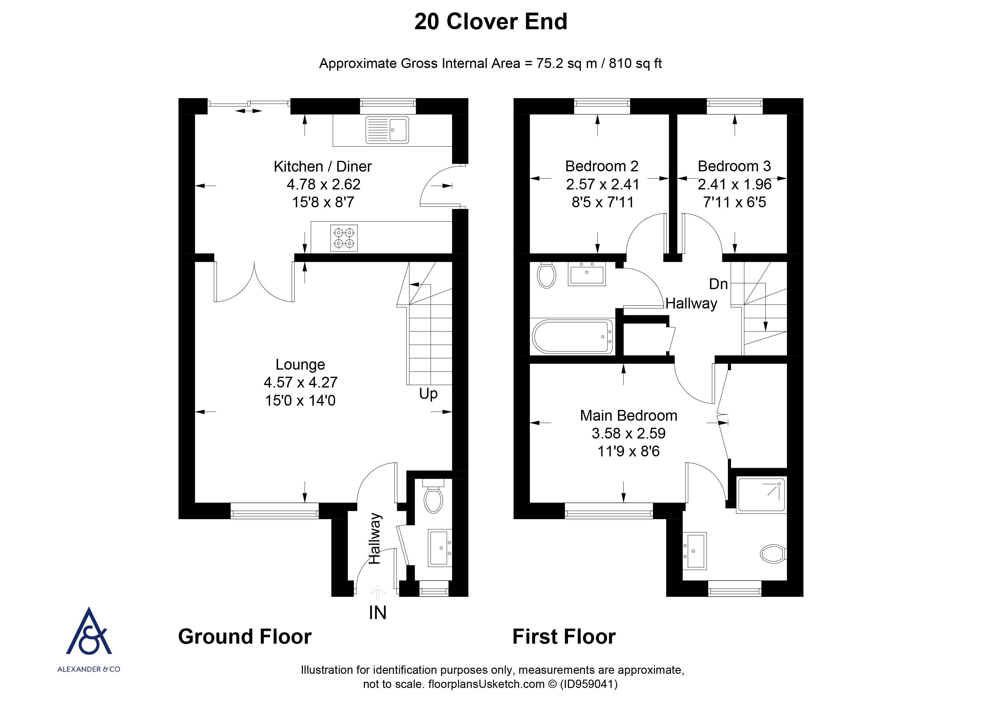 Clover End, Buckingham MK18, 3 bedroom end terrace house for sale