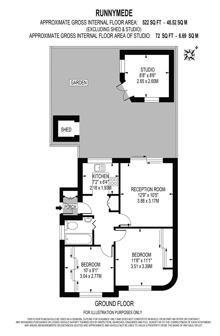 Runnymede, Colliers Wood floorplan