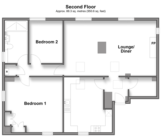 High Street Hadlow, Tonbridge floorplan