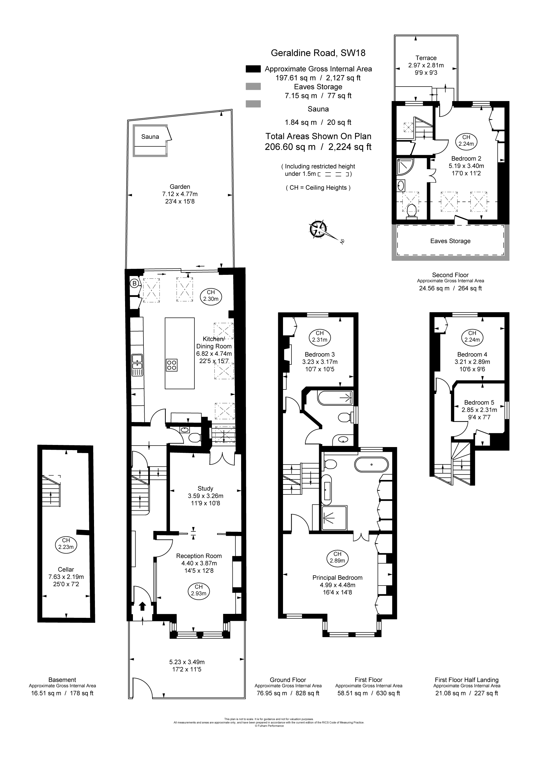 60, Geraldine Road, London floorplan