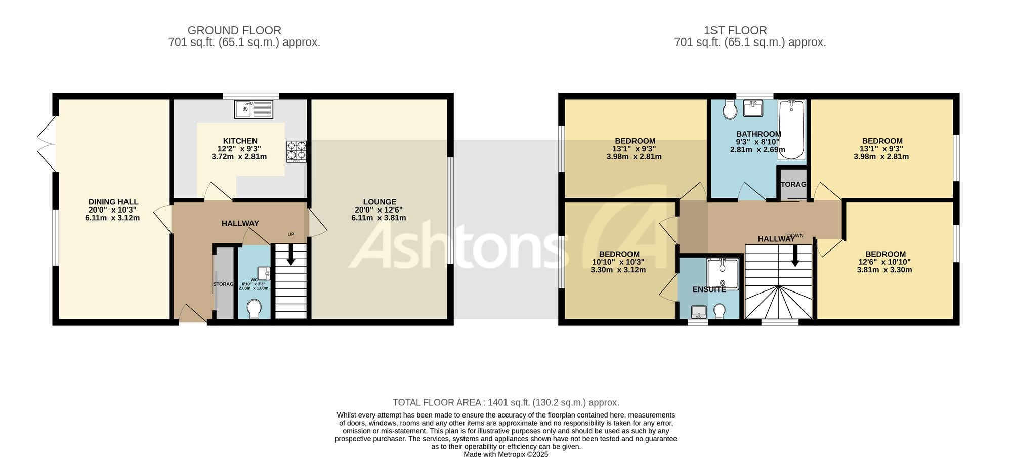 3 Hurst Lane, Warrington floorplan
