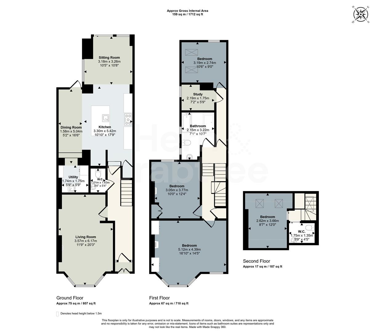 94, Plasturton Avenue, Cardiff floorplan
