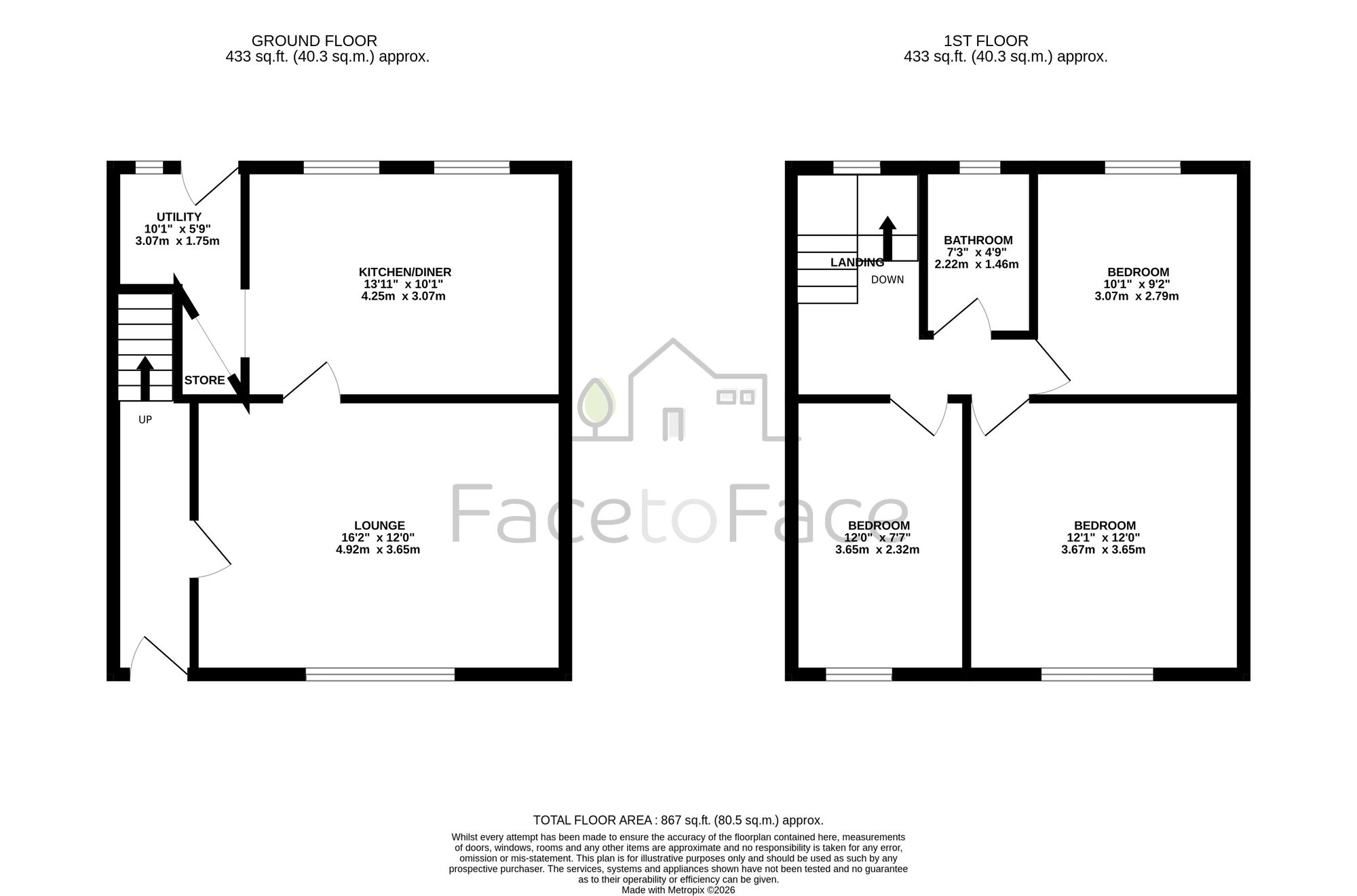 49 Calder Avenue, Littleborough floorplan