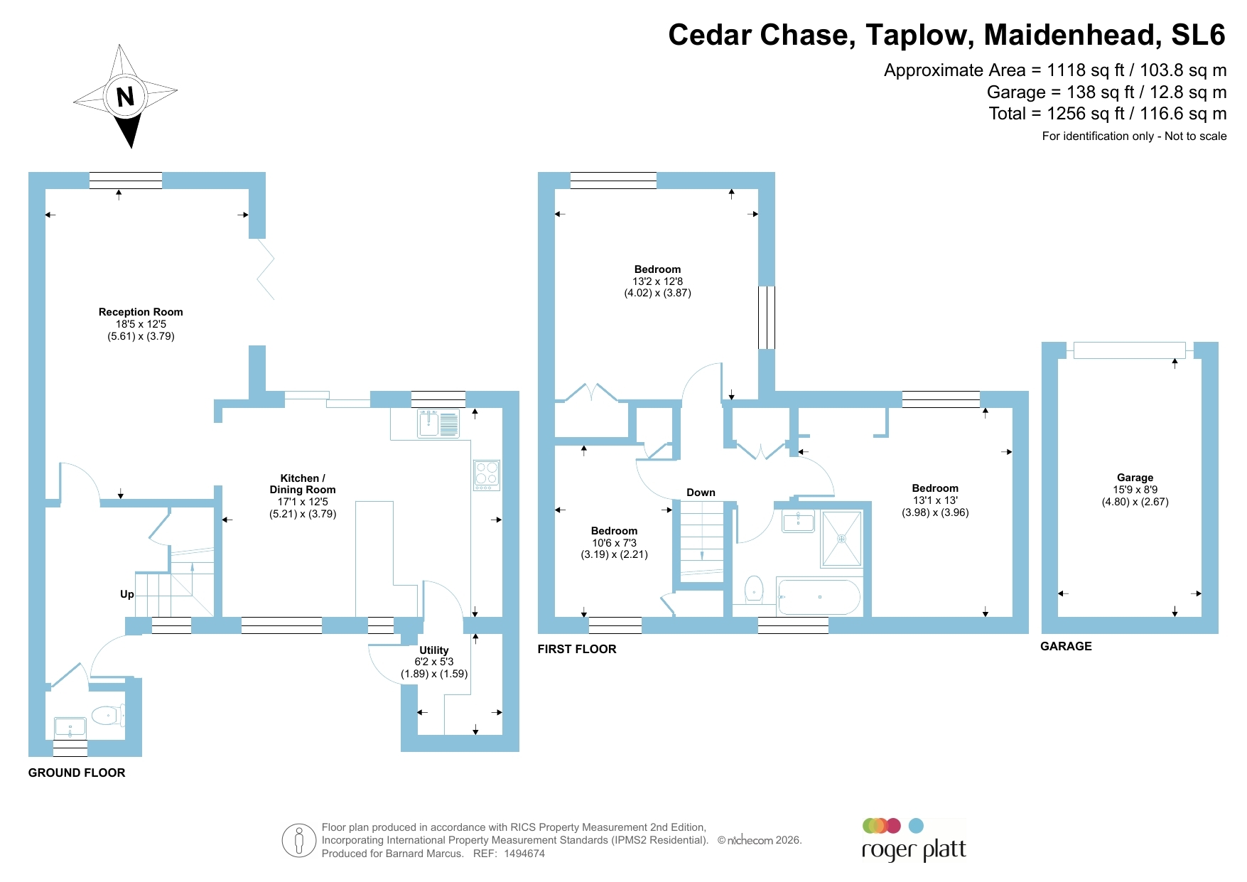 25, Cedar Chase, Maidenhead floorplan