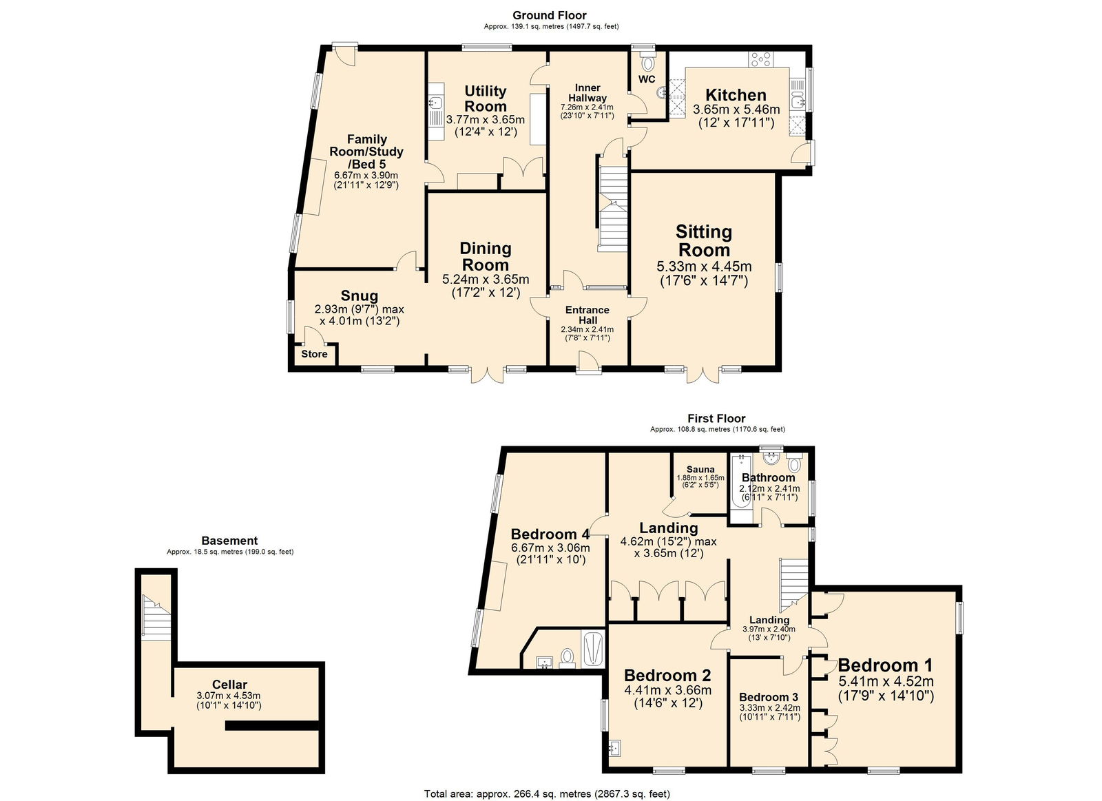 Bridge House, Matlock floorplan
