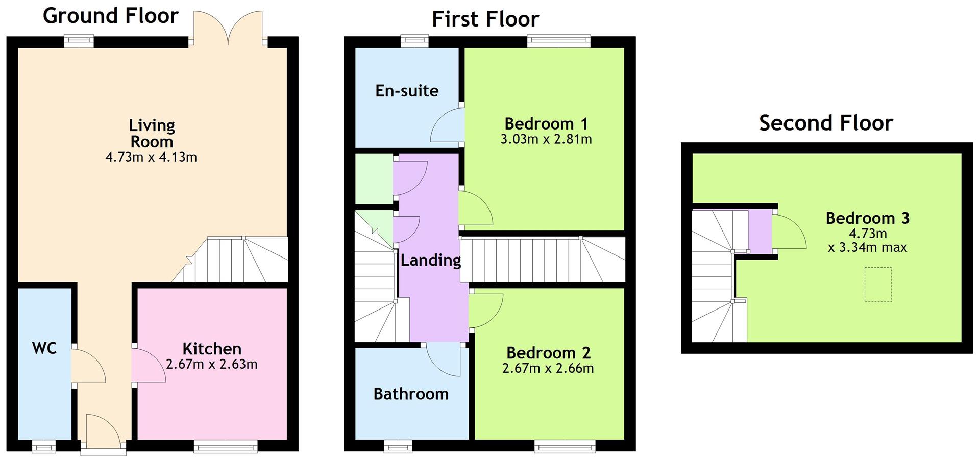 3, Florence Gardens, Chepstow floorplan