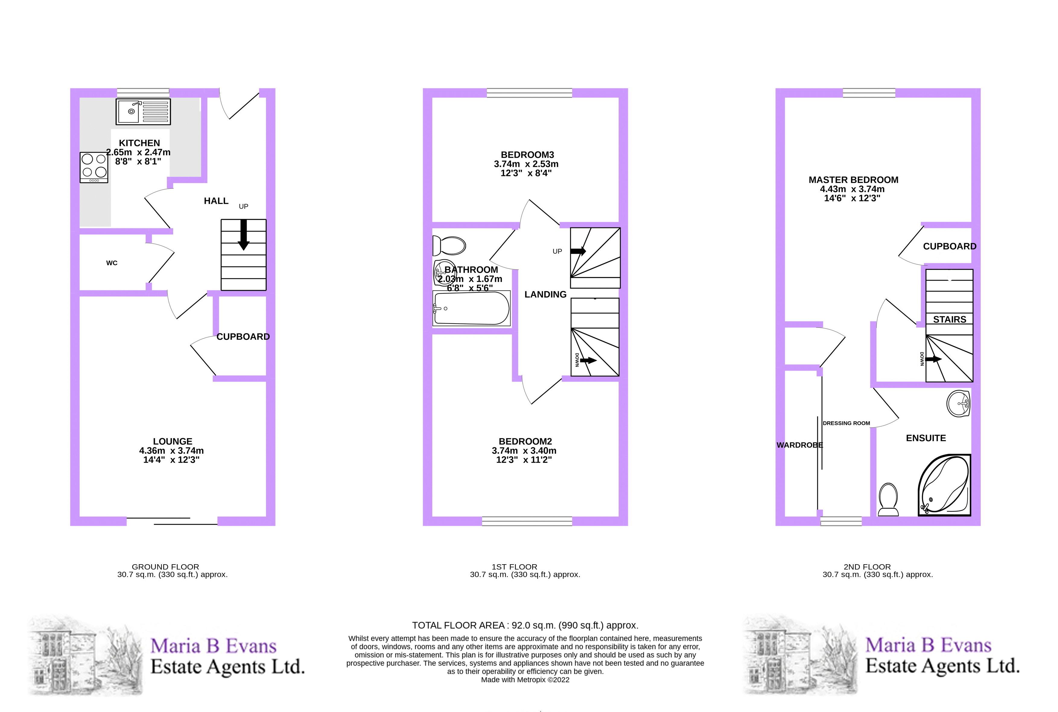 12, Coronation Court, Leyland floorplan