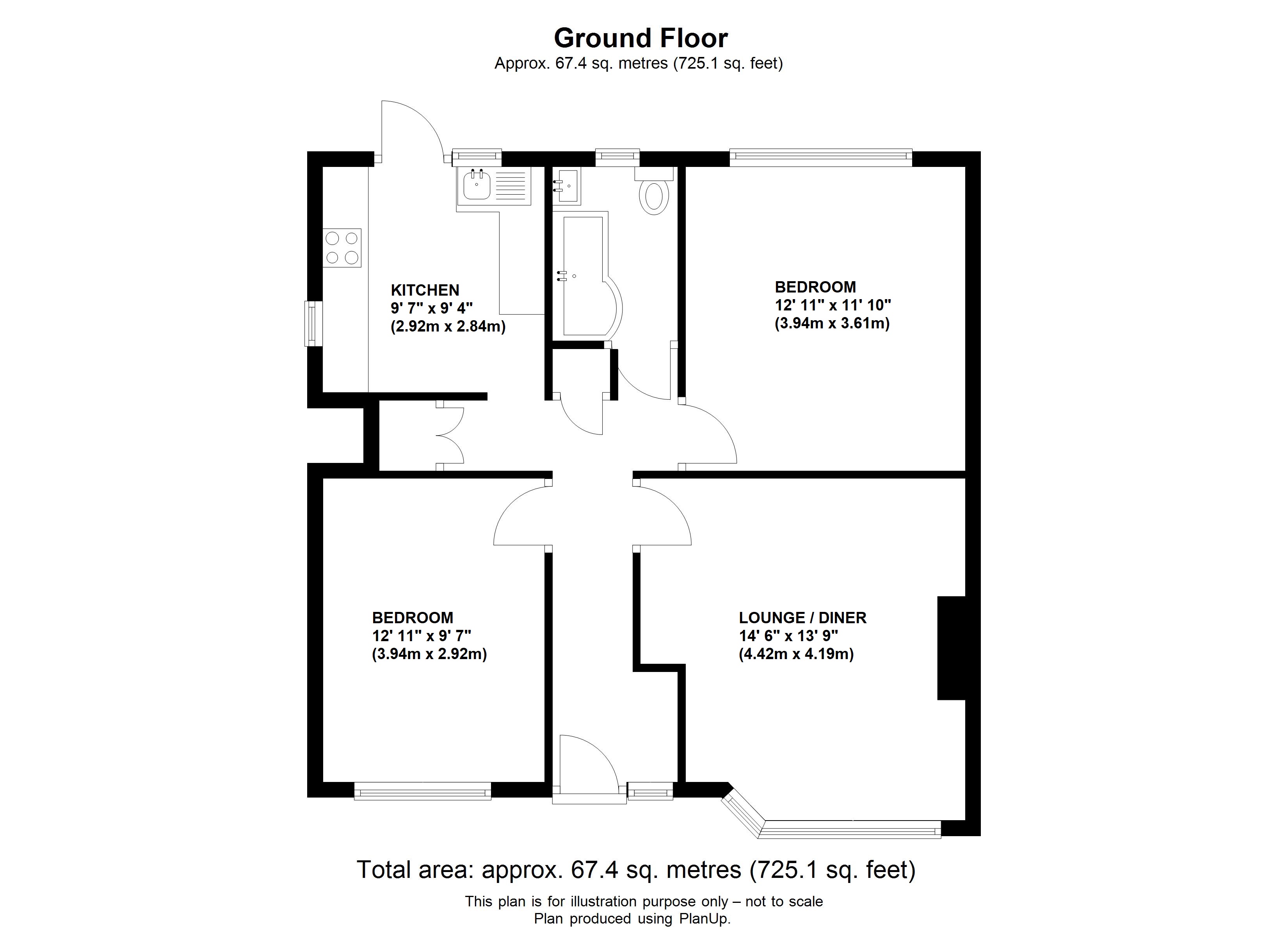 34, Valley Road, Orpington floorplan