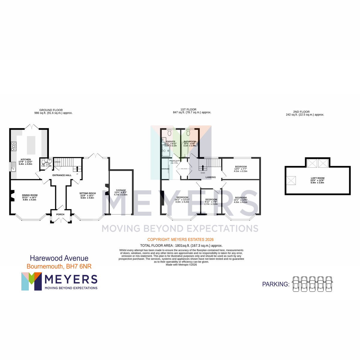 78, Harewood Avenue, Bournemouth floorplan
