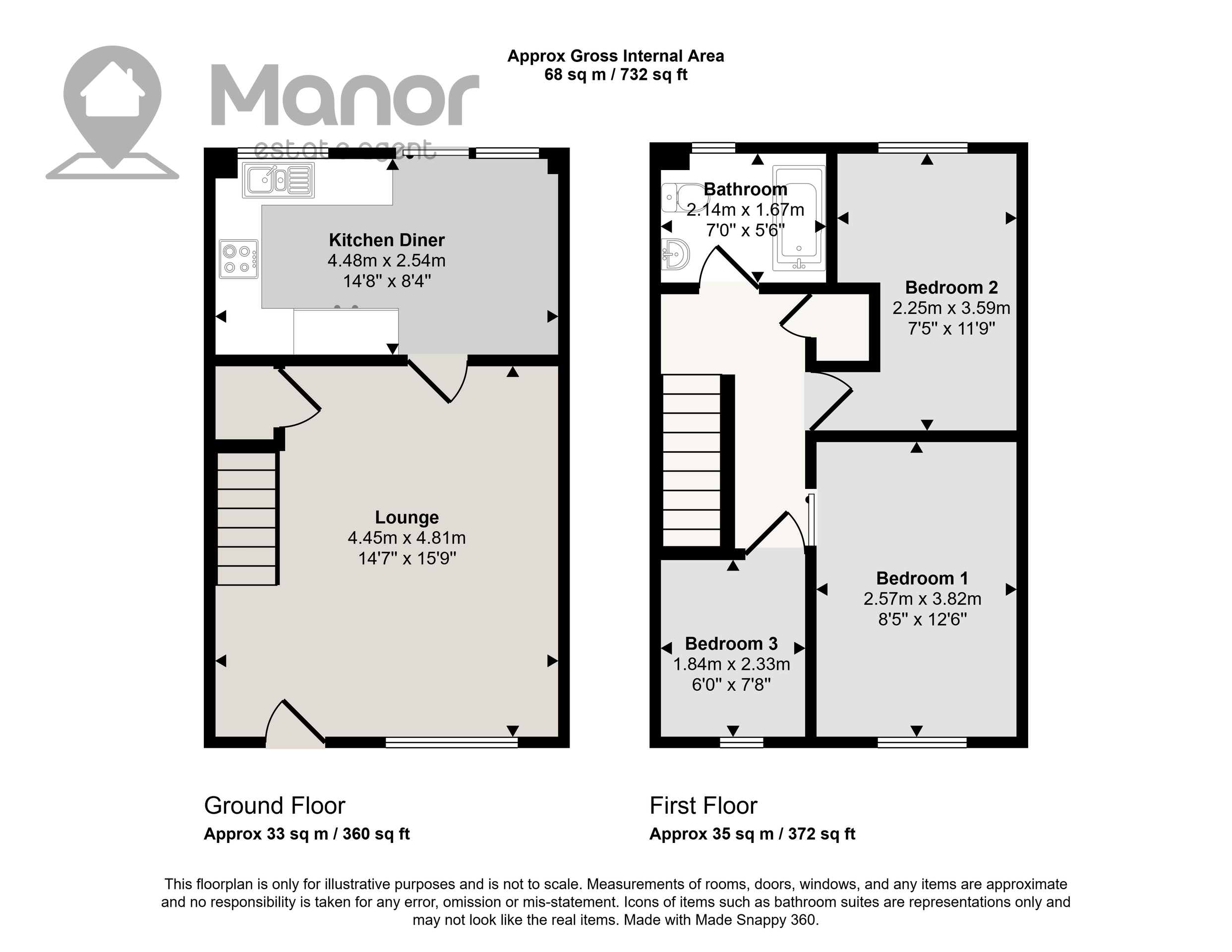 8 Parker Avenue, Tilbury floorplan